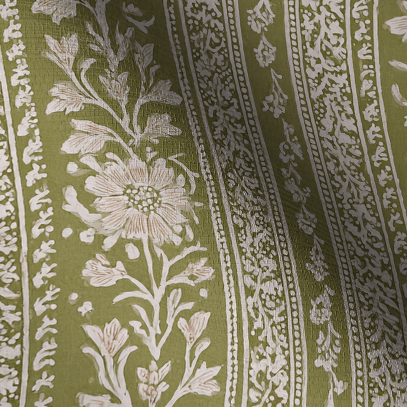 Wild Fern Faux Grasscloth Wallpaper - Lemon Park