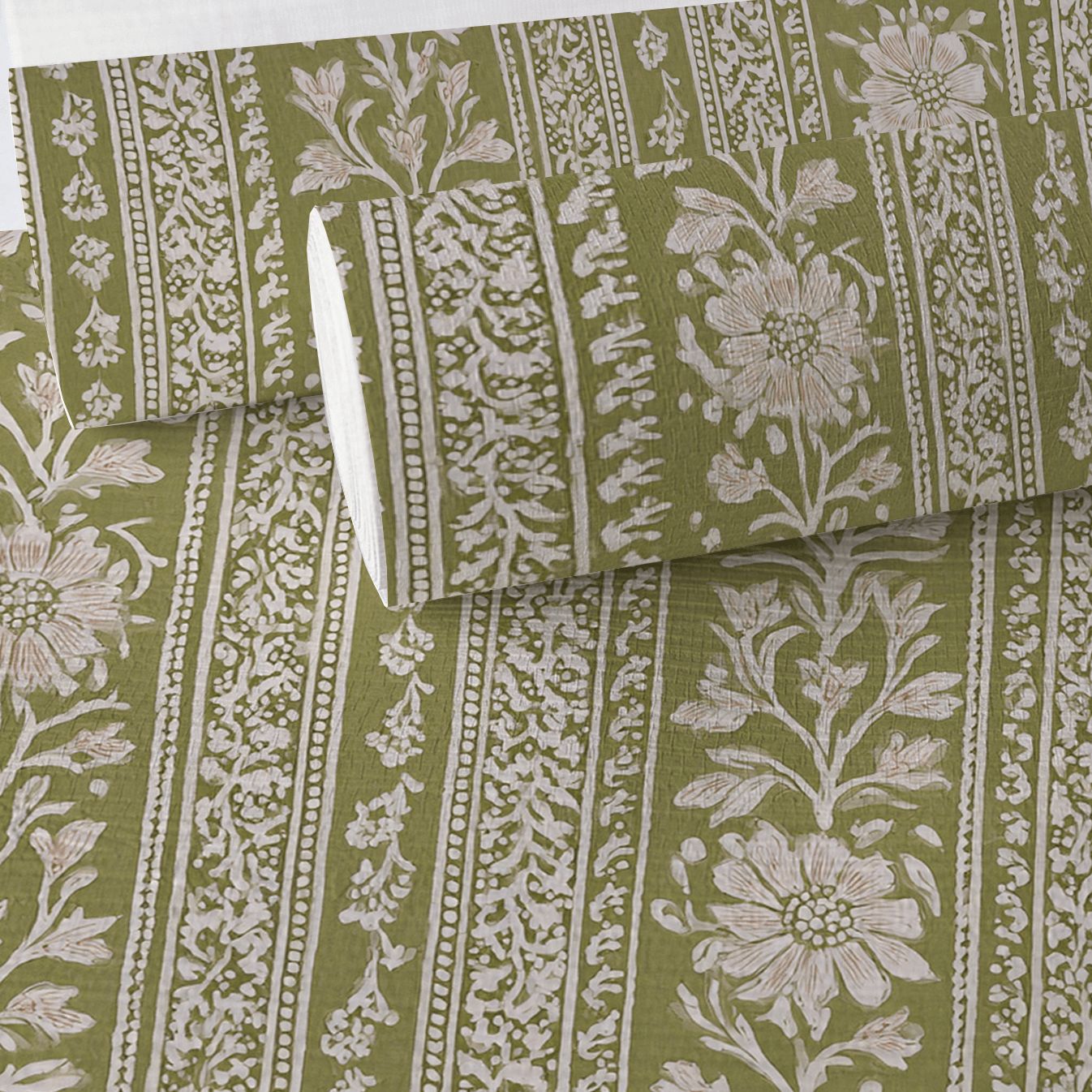 Wild Fern Faux Grasscloth Wallpaper - Lemon Park