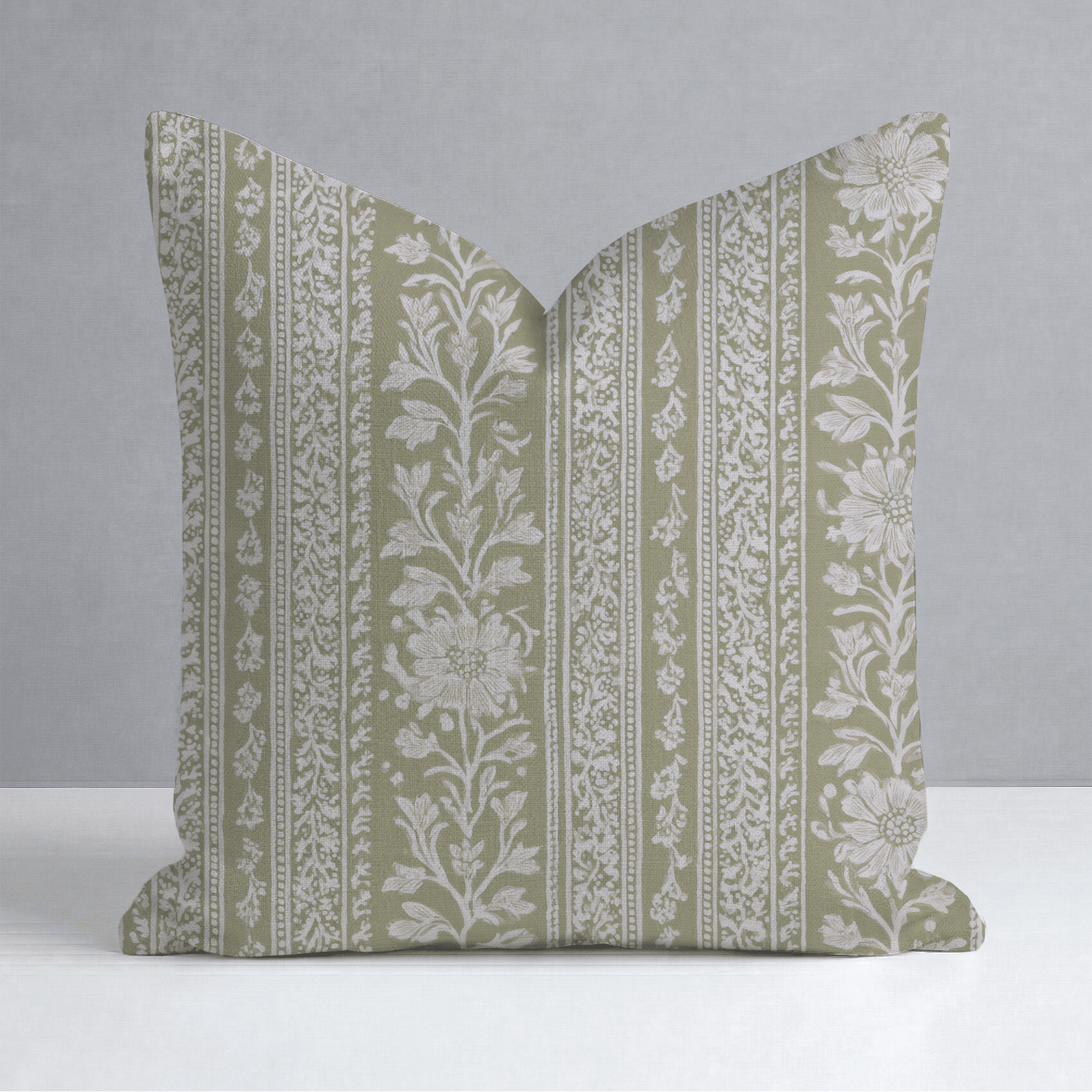 Wild Fern Throw Pillow - Lemon Park
