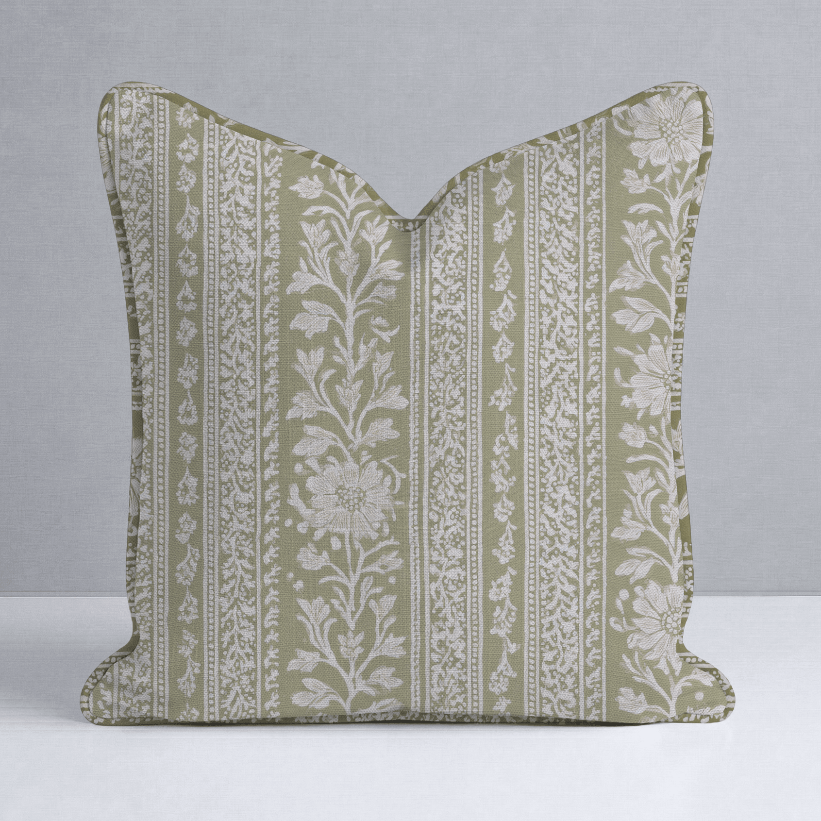 Wild Fern Throw Pillow - Lemon Park