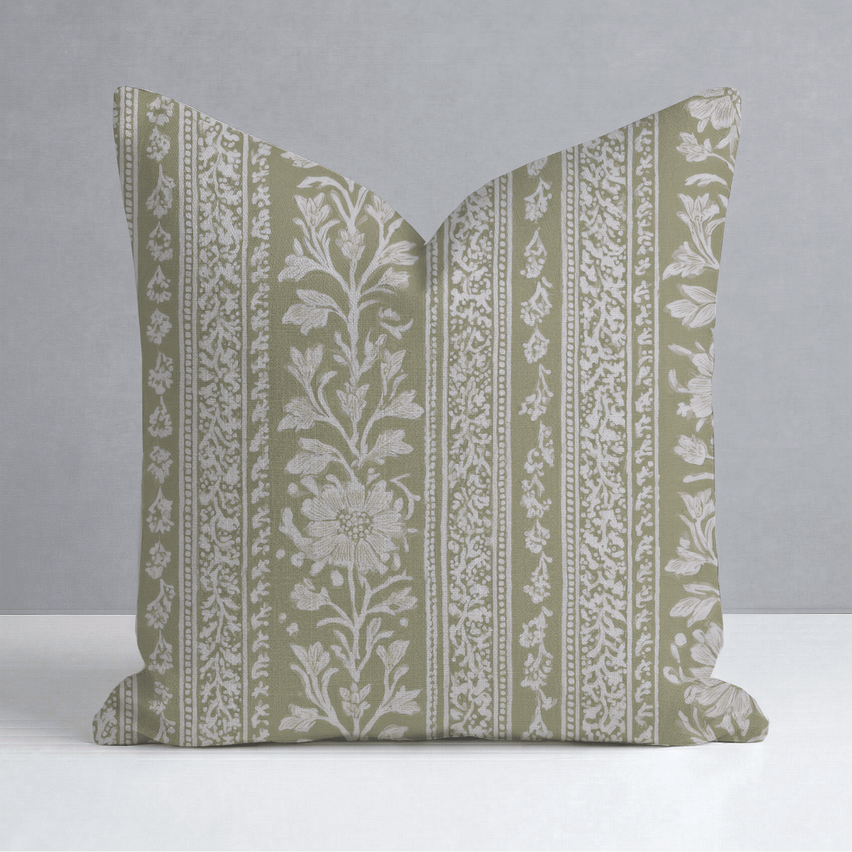 Wild Fern Throw Pillow - Lemon Park