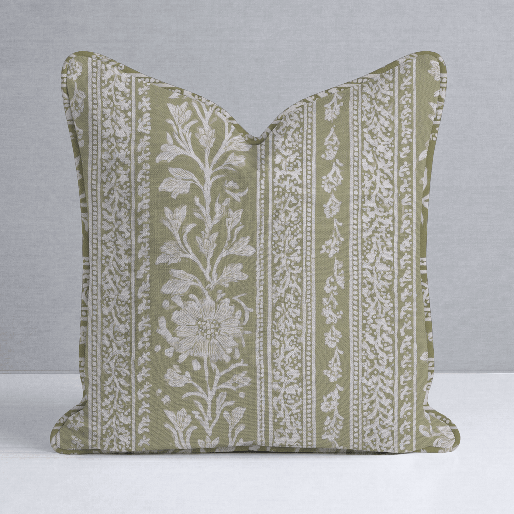 Wild Fern Throw Pillow - Lemon Park