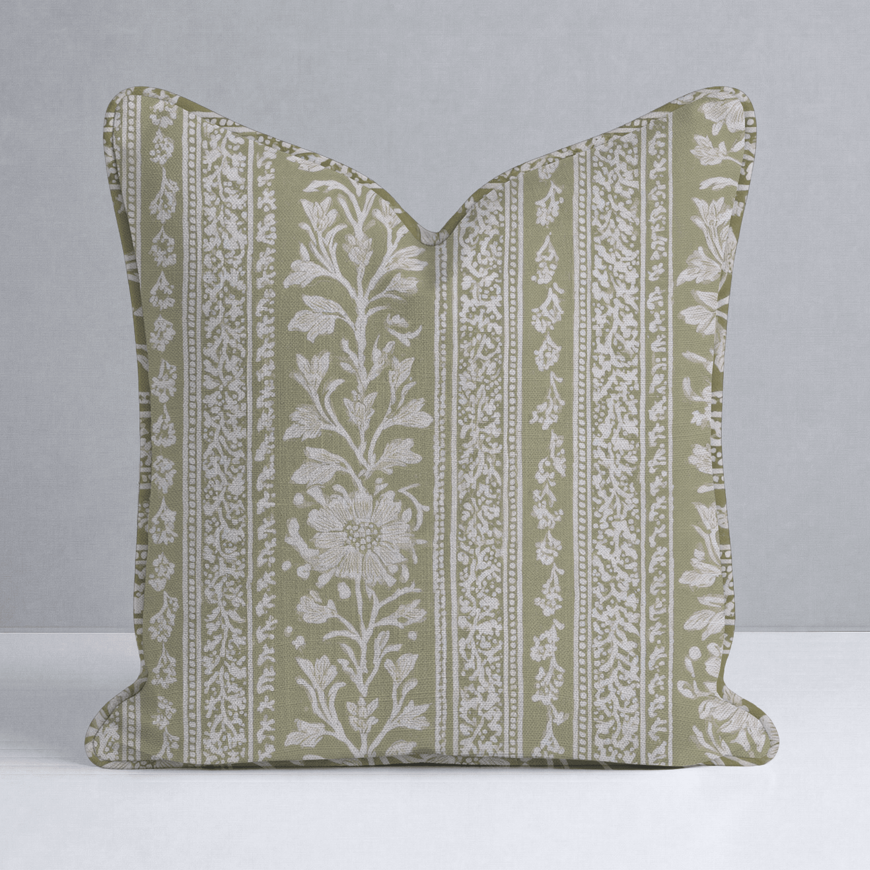 Wild Fern Throw Pillow - Lemon Park