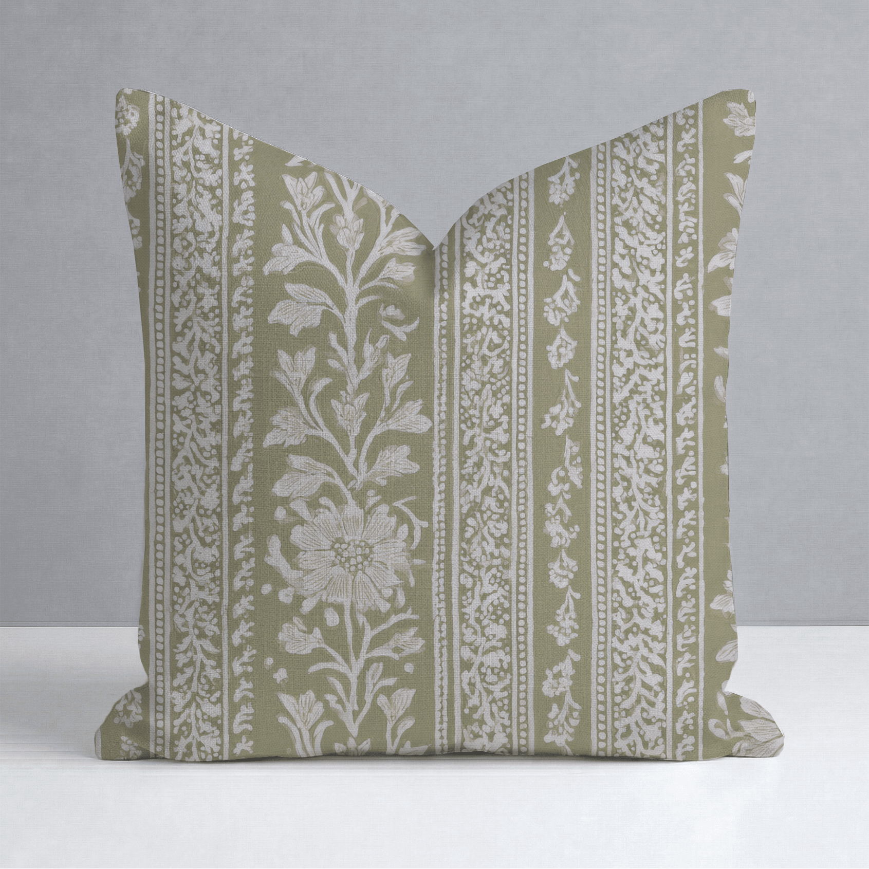 Wild Fern Throw Pillow - Lemon Park