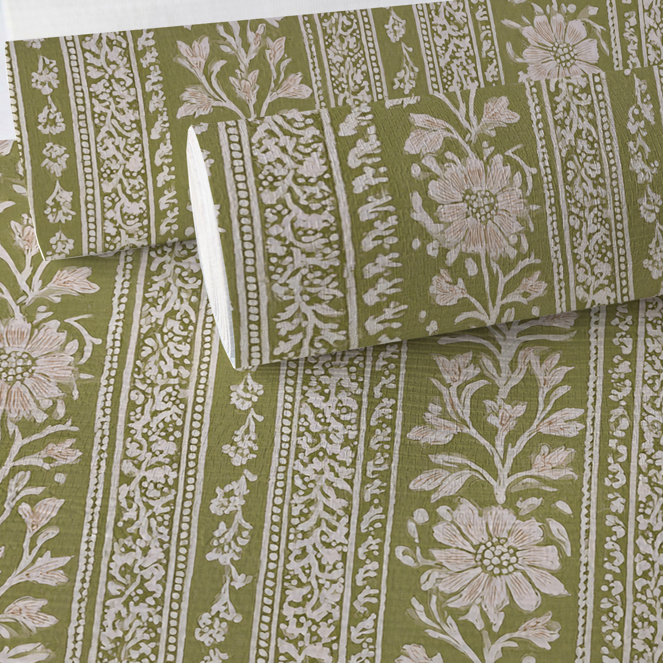 Wild Fern Faux Grasscloth Wallpaper
