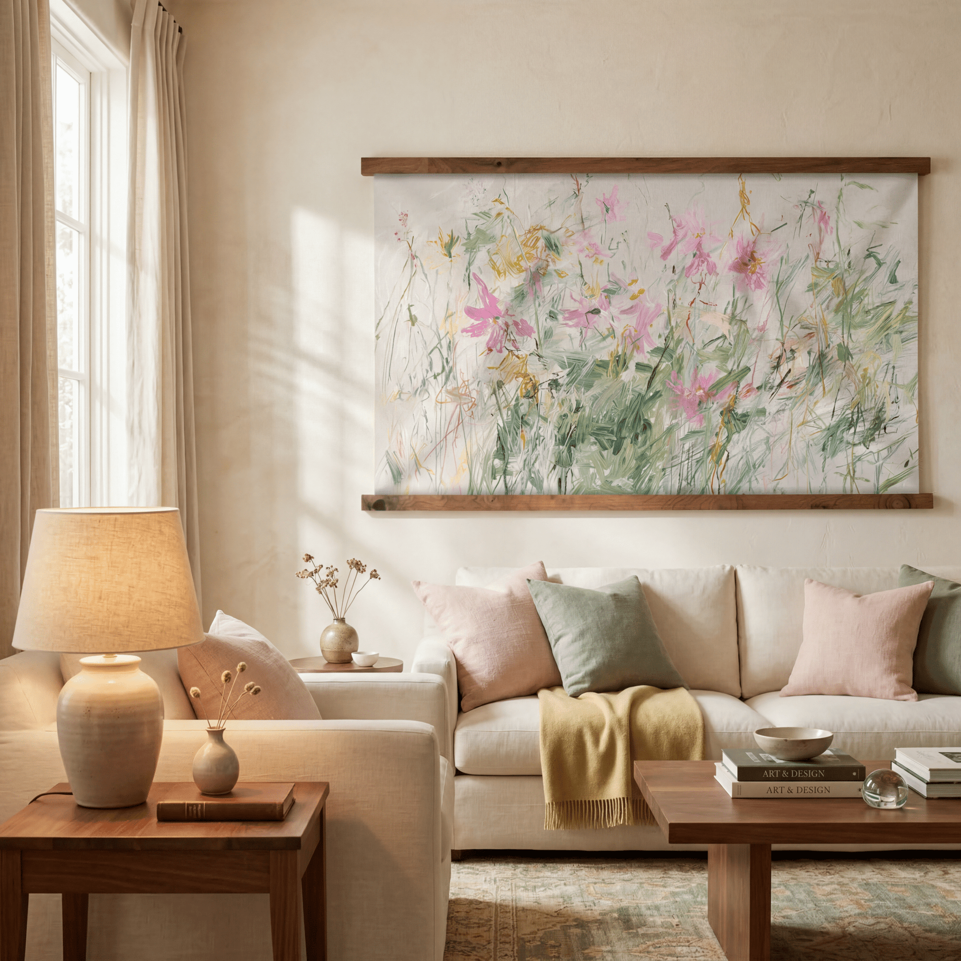 Wild Flowers - Tapestry - Lemon Park