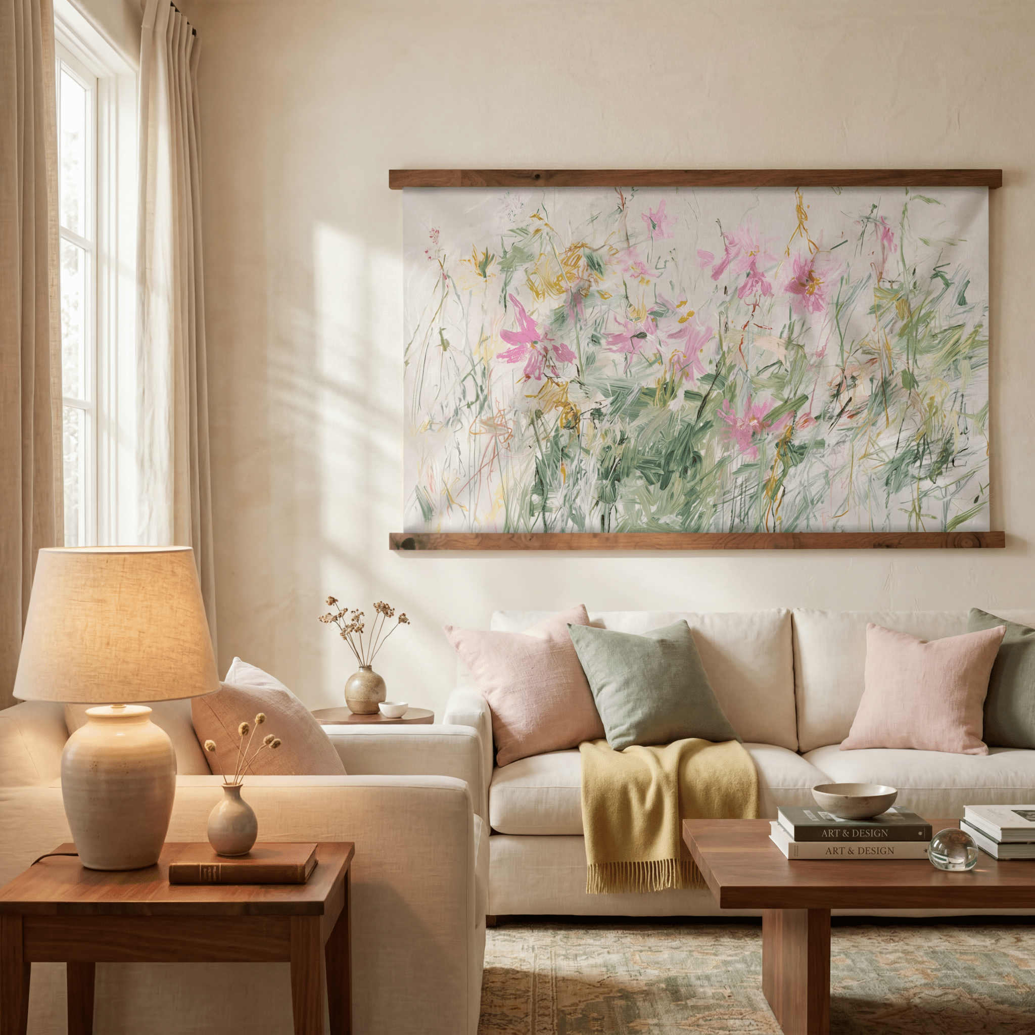 Wild Flowers - Tapestry - Lemon Park