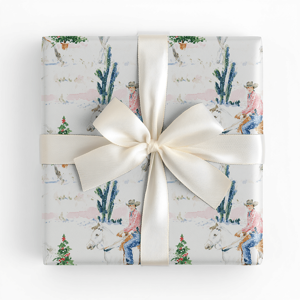 Wild Western Christmas - Wrapping Paper - Lemon Park