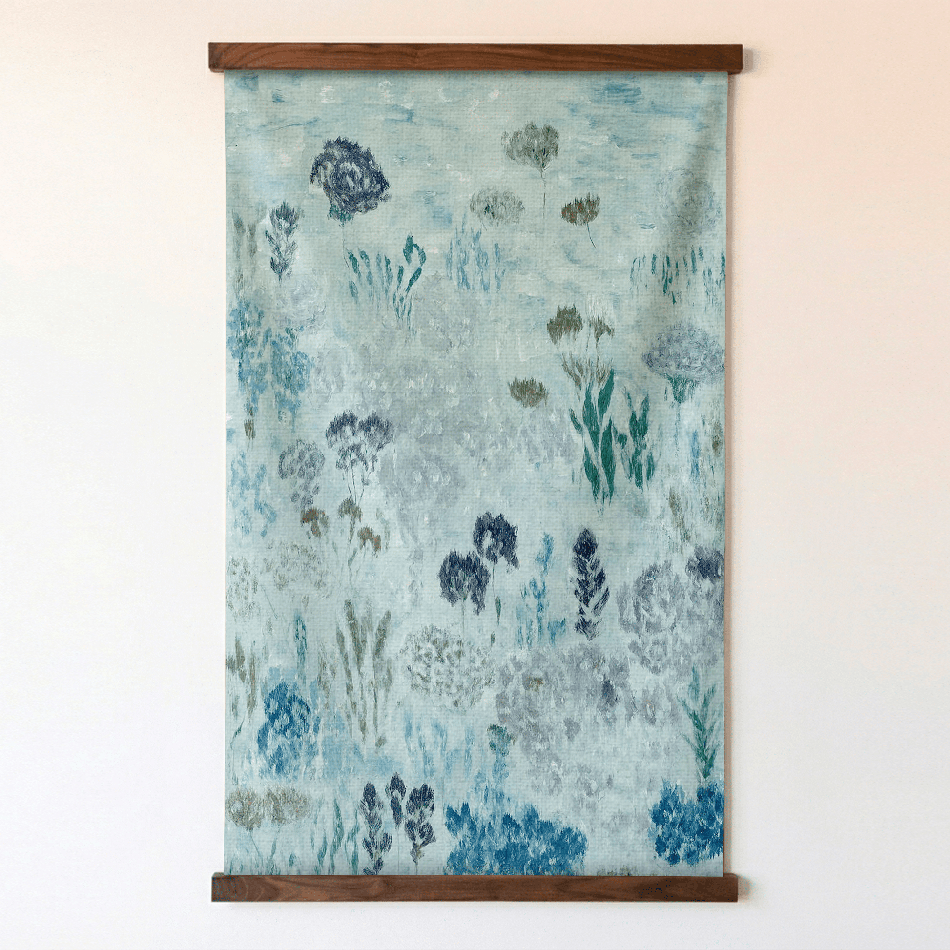 Wildflower Linen (Blue) - Tapestry - Lemon Park