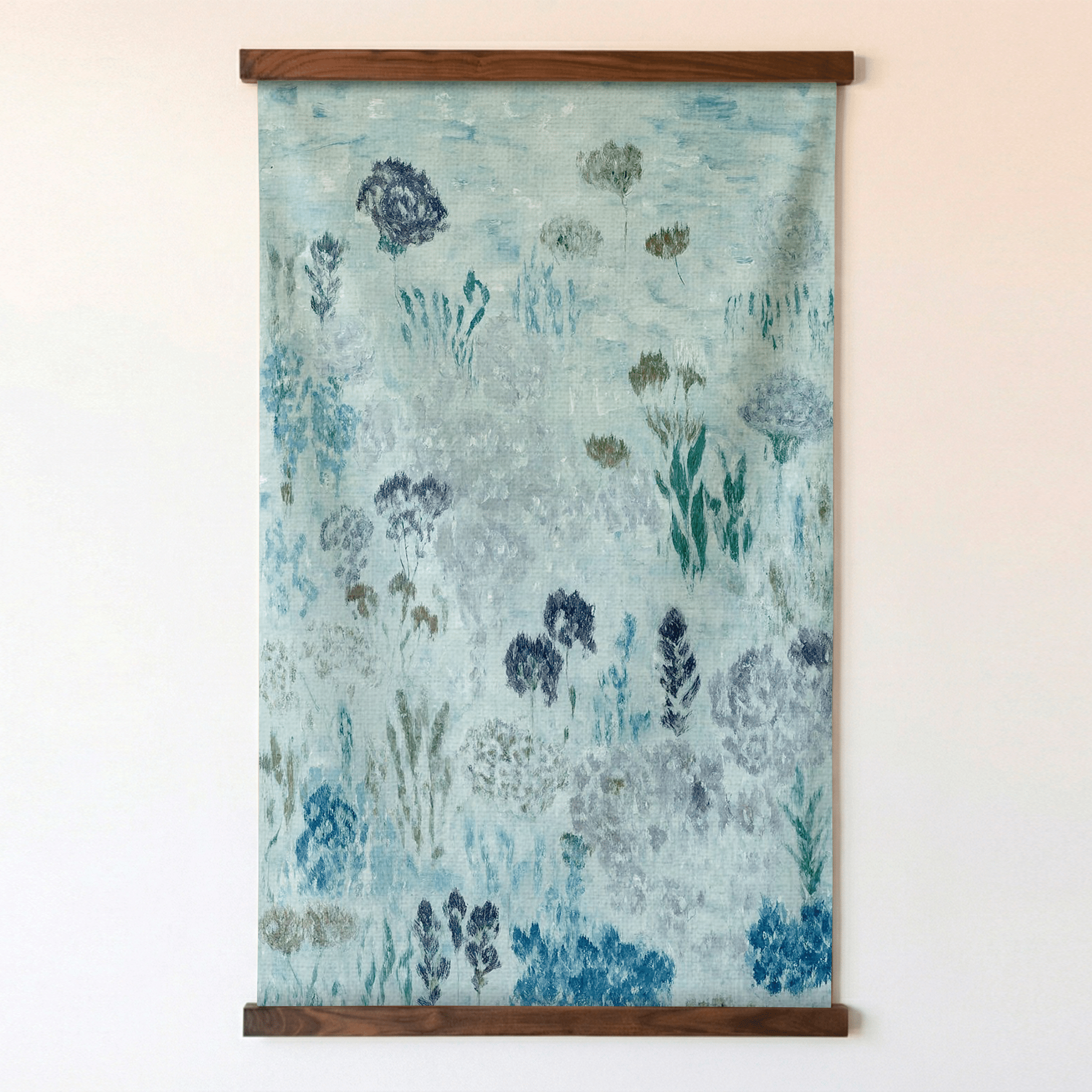 Wildflower Linen (Blue) - Tapestry - Lemon Park