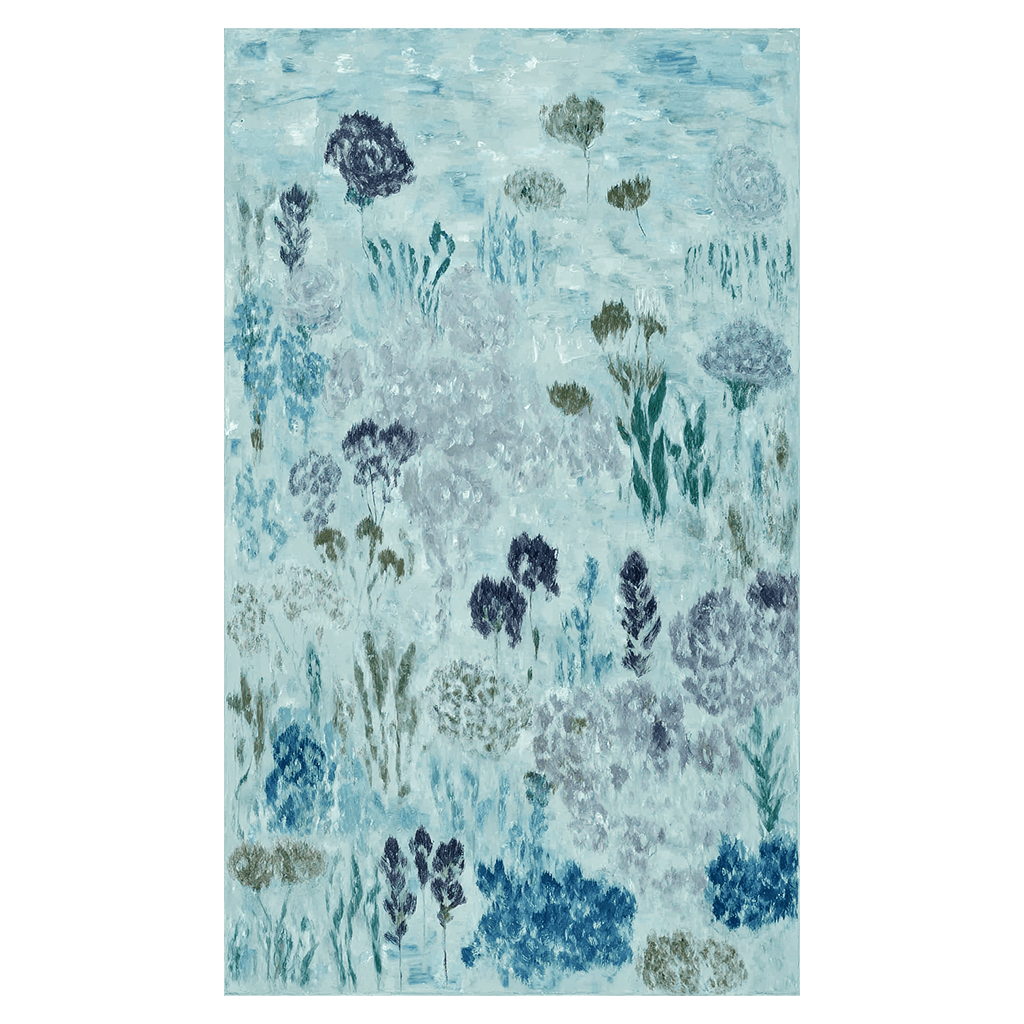 Wildflower Linen (Blue) - Tapestry - Lemon Park