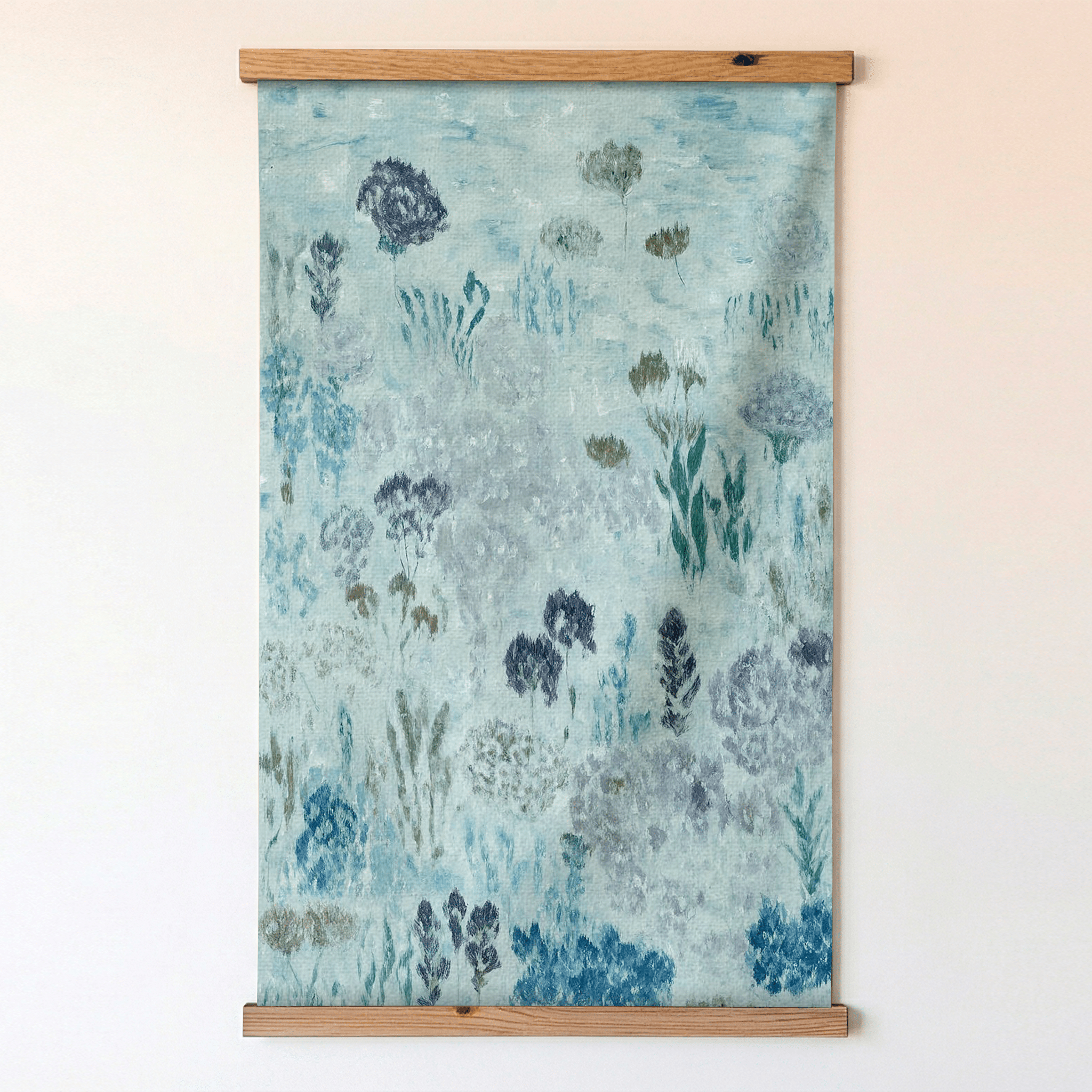 Wildflower Linen (Blue) - Tapestry - Lemon Park