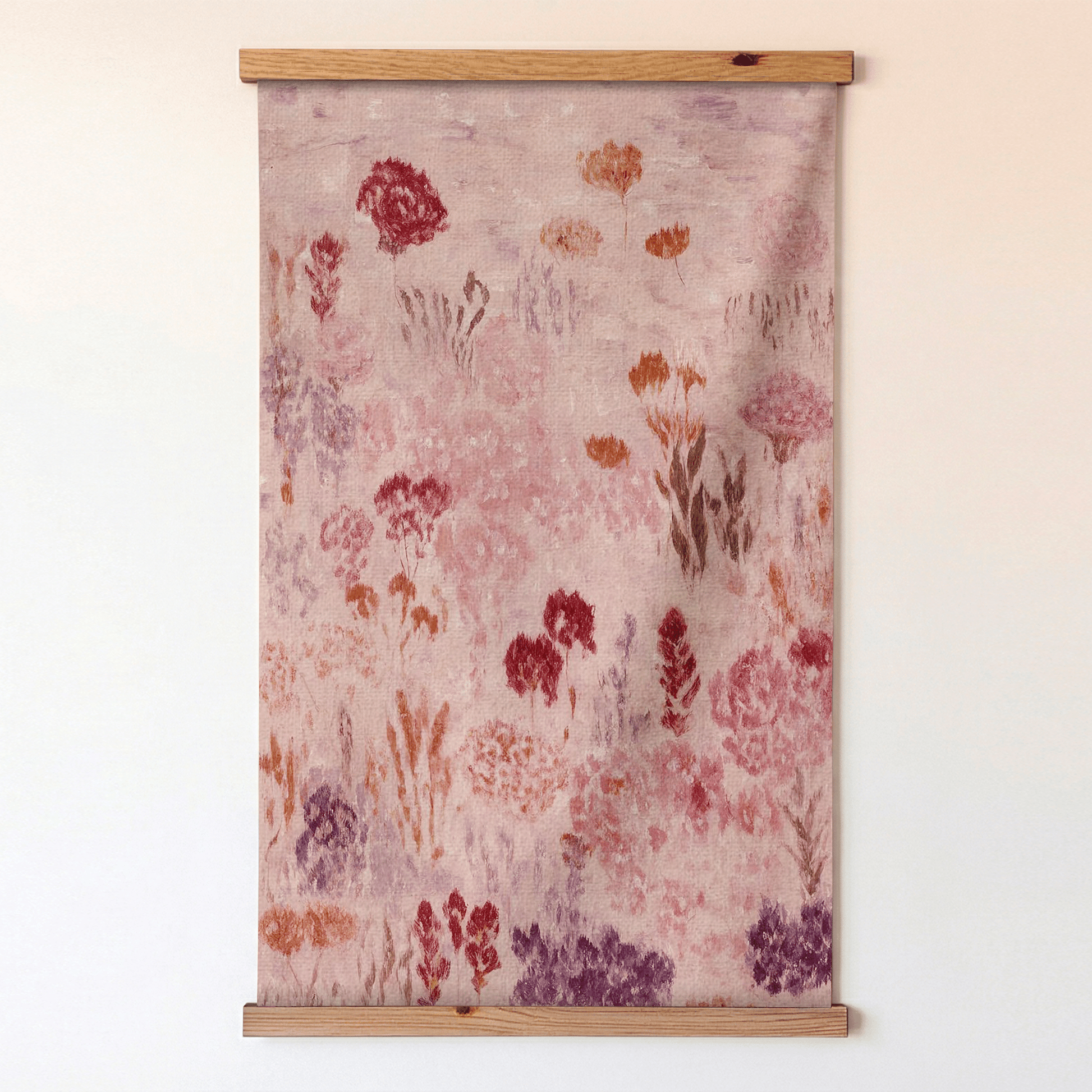 Wildflower Linen (Pink) - Tapestry - Lemon Park