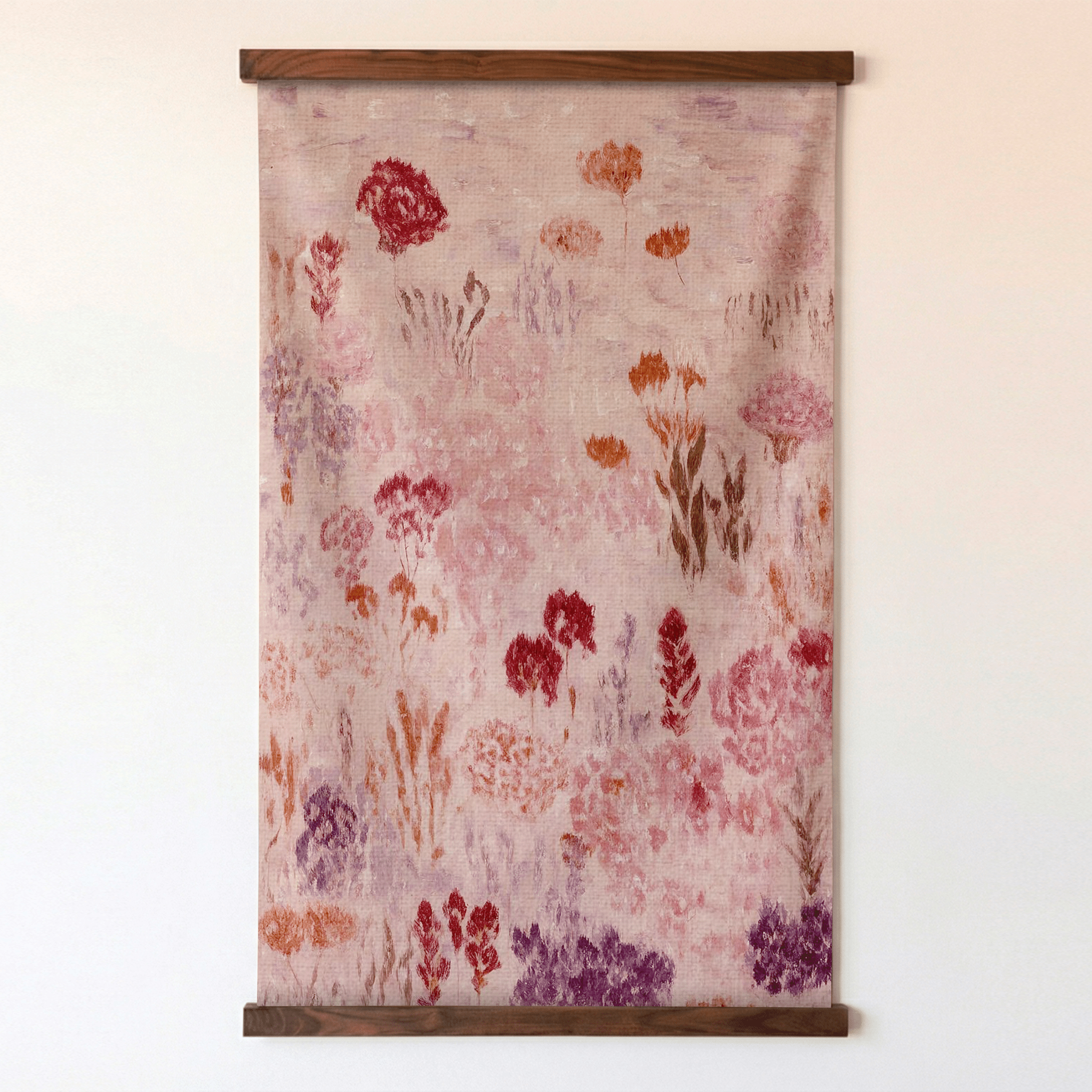 Wildflower Linen (Pink) - Tapestry - Lemon Park