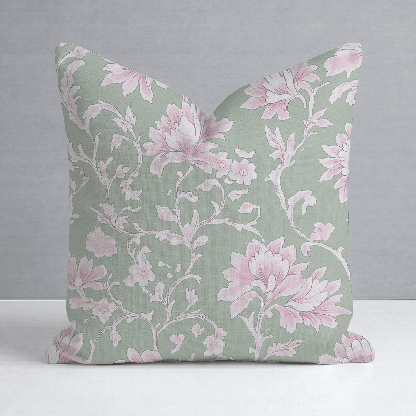 Wildflower Riddle Throw Pillow - Lemon Park