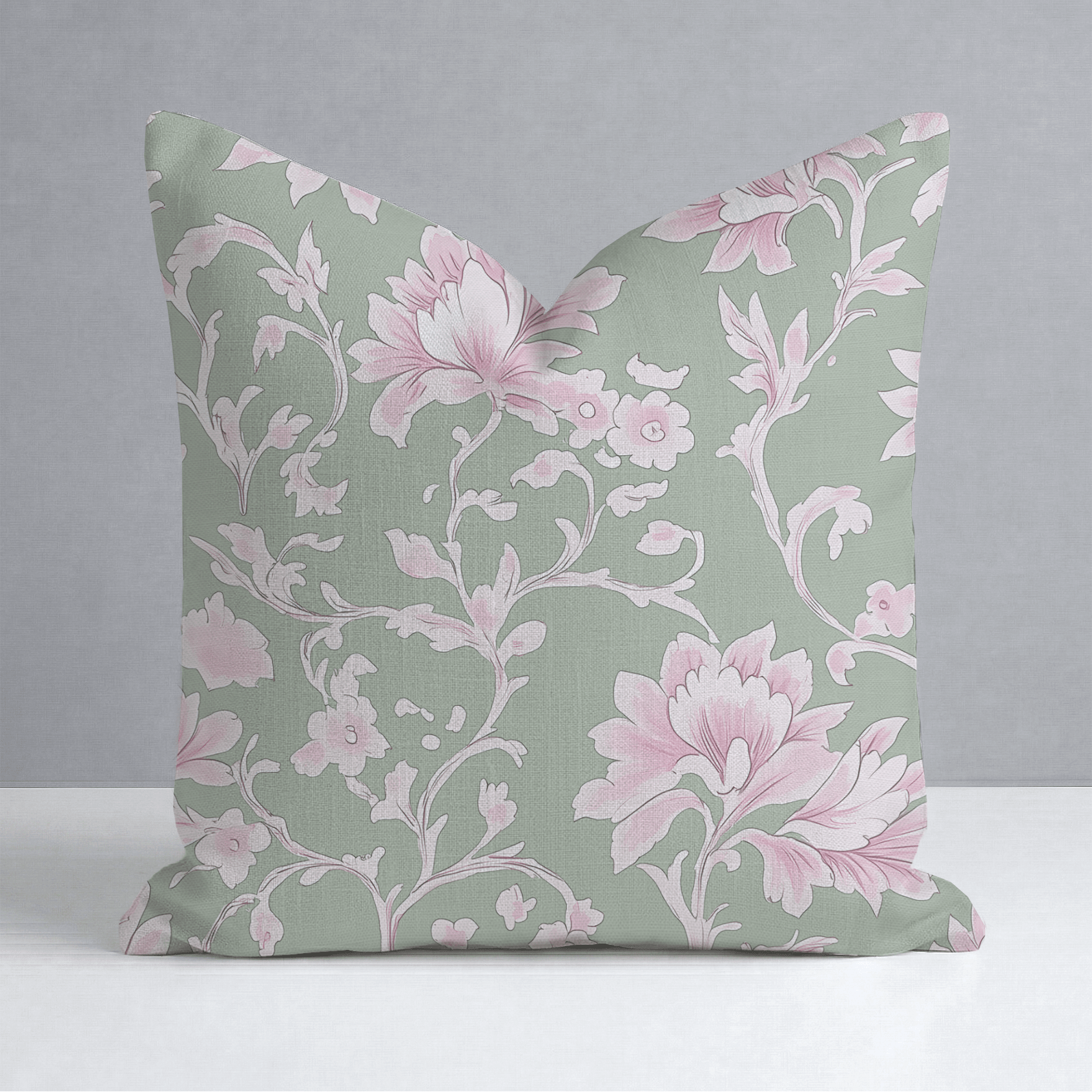 Wildflower Riddle Throw Pillow - Lemon Park