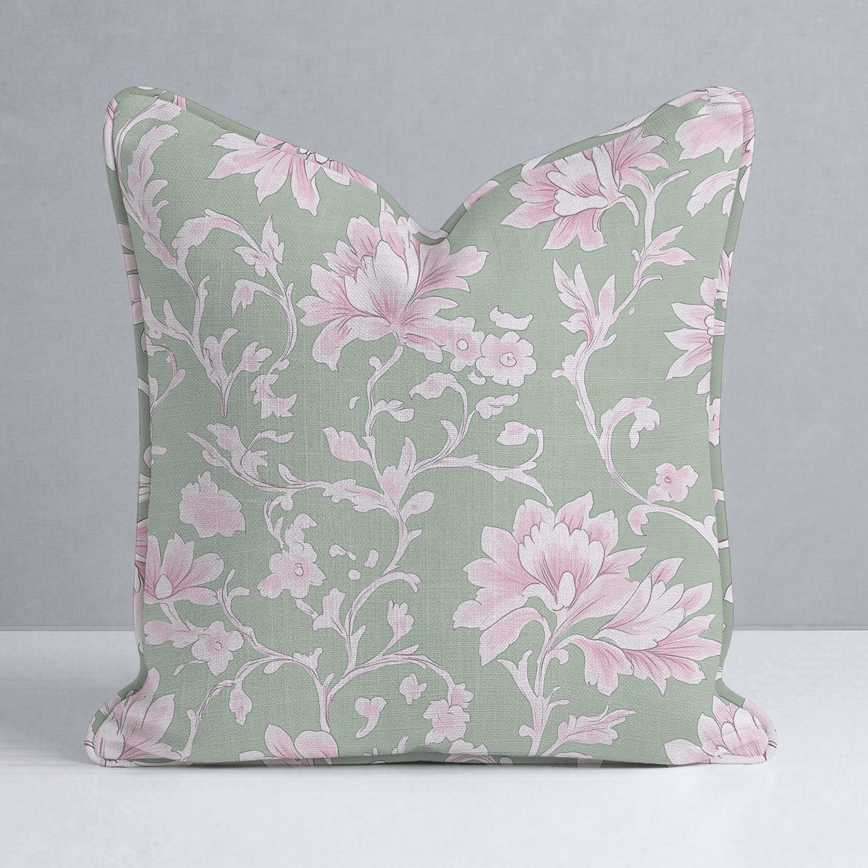 Wildflower Riddle Throw Pillow - Lemon Park