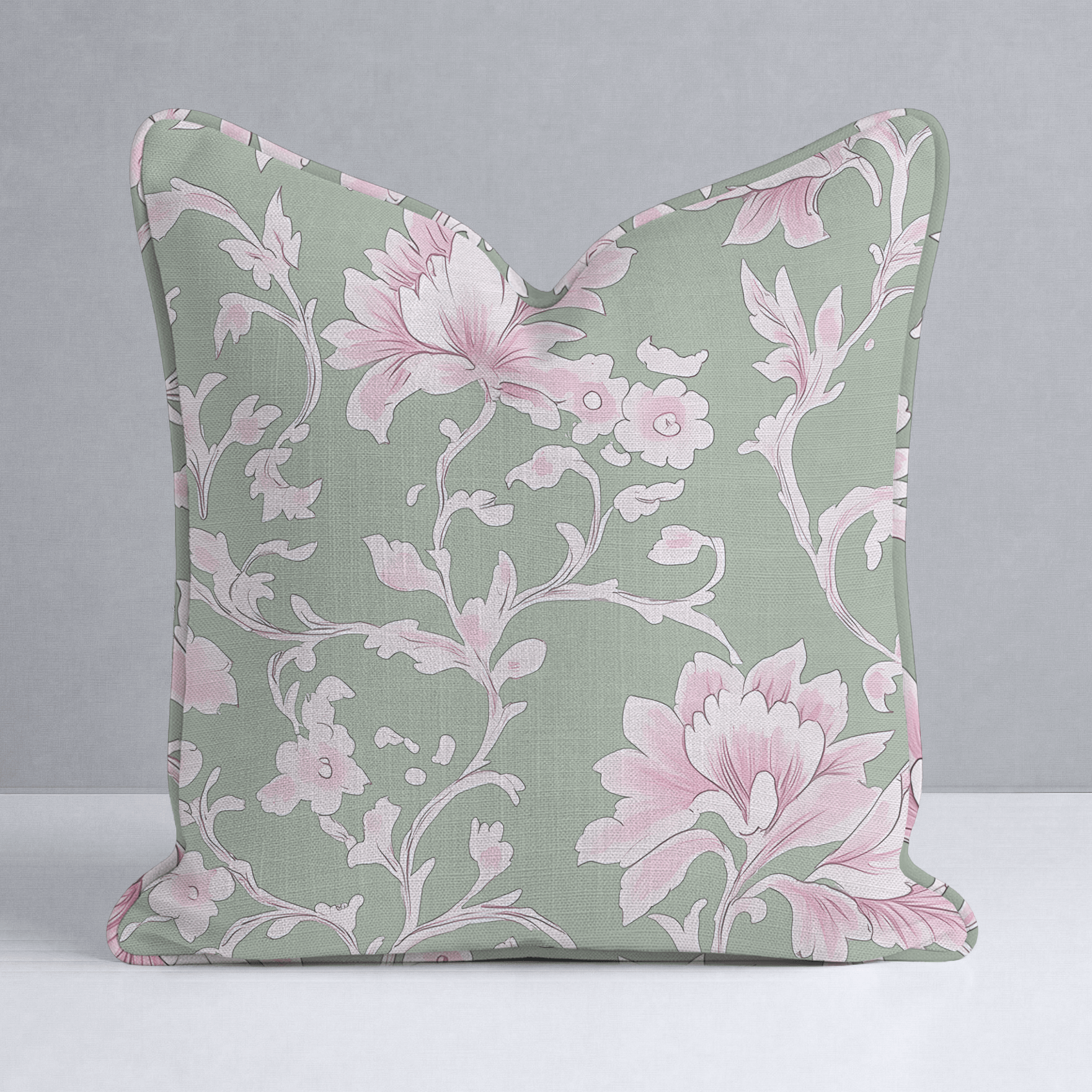 Wildflower Riddle Throw Pillow - Lemon Park