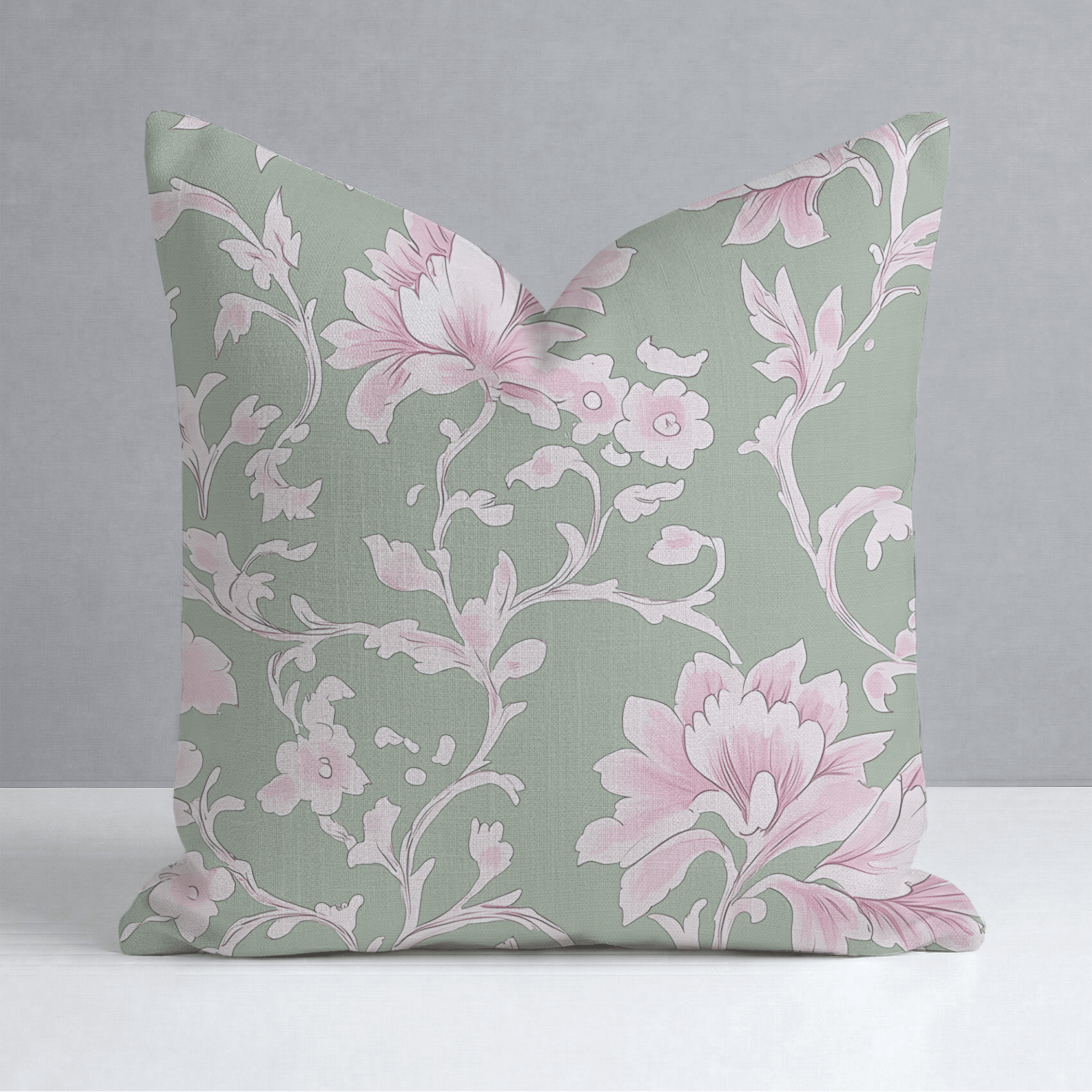 Wildflower Riddle Throw Pillow - Lemon Park