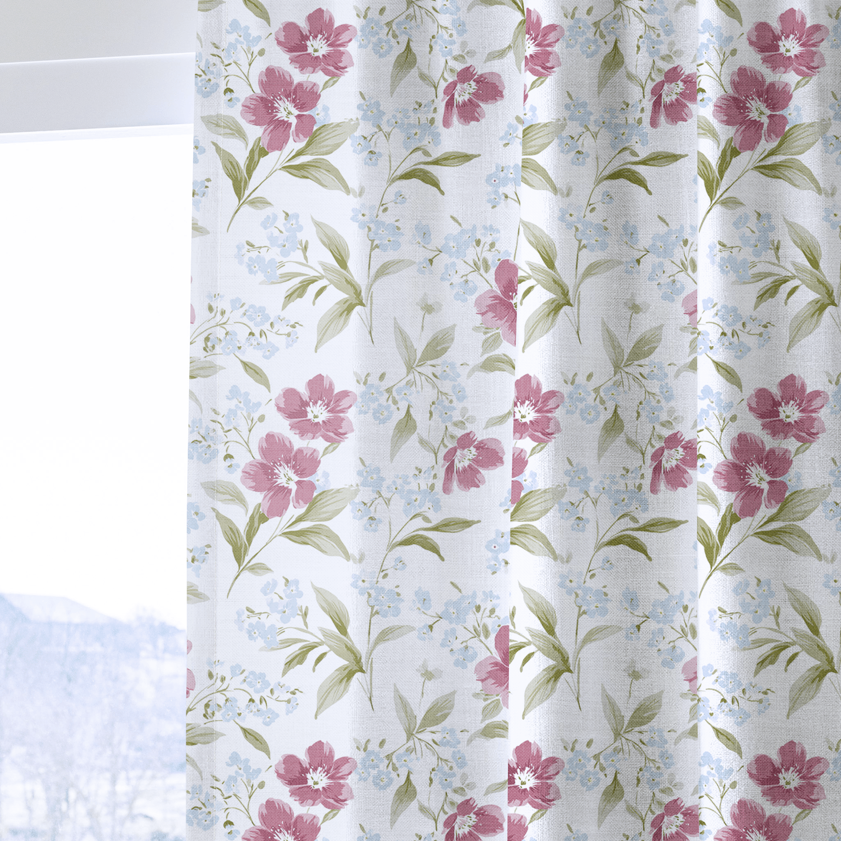 Wildflower Waltz - Drapery - Lemon Park