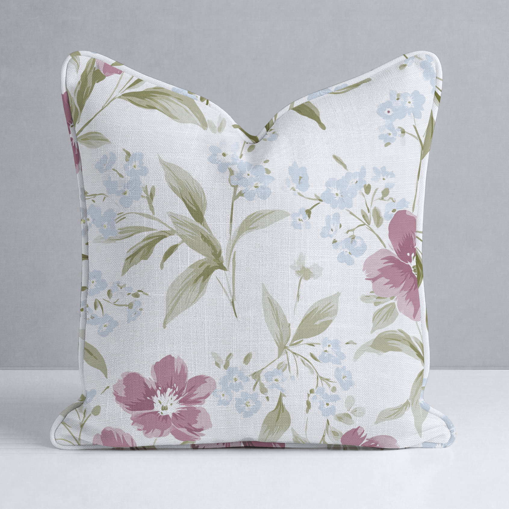 Wildflower Waltz Throw Pillow - Lemon Park