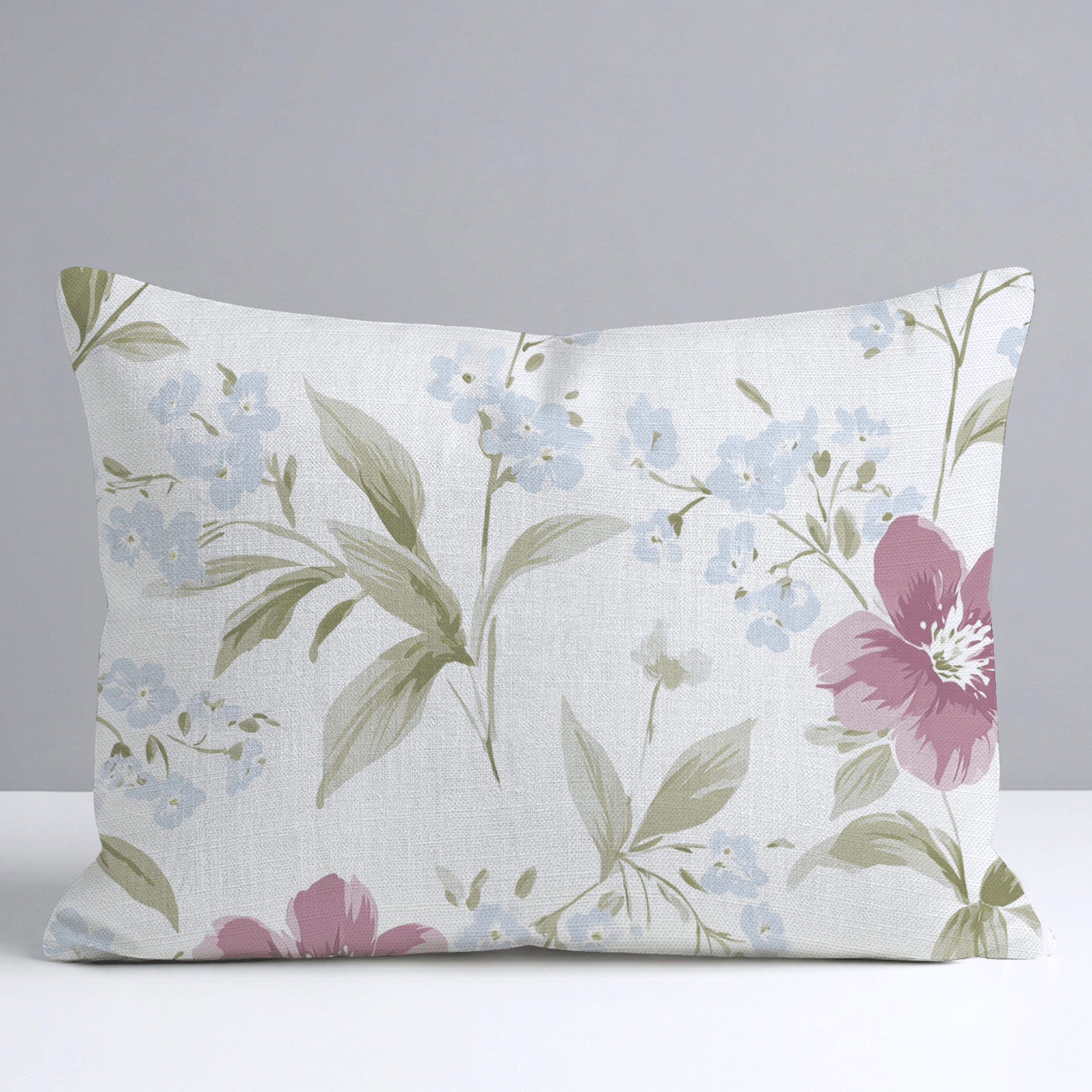 Wildflower Waltz Throw Pillow - Lemon Park