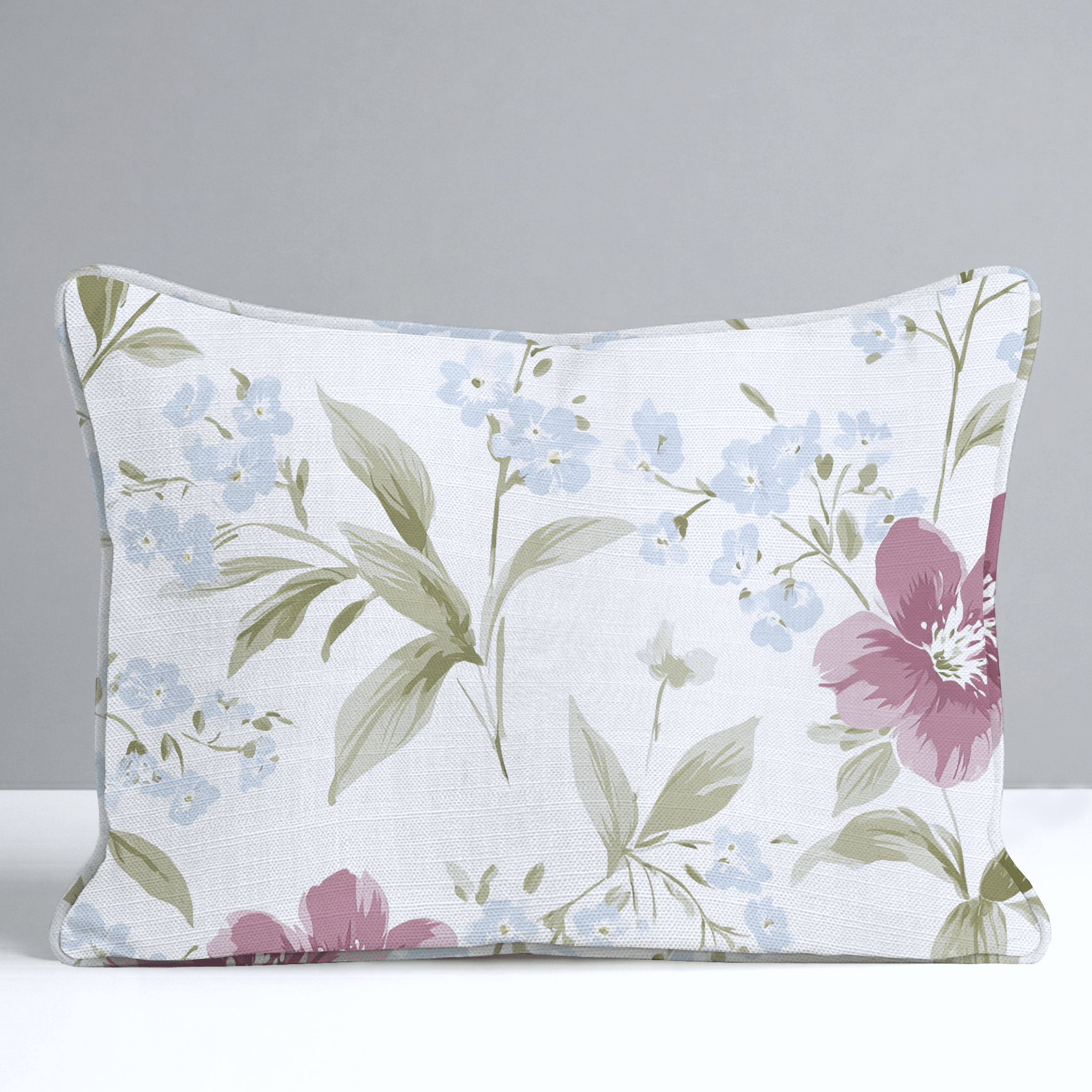 Wildflower Waltz Throw Pillow - Lemon Park