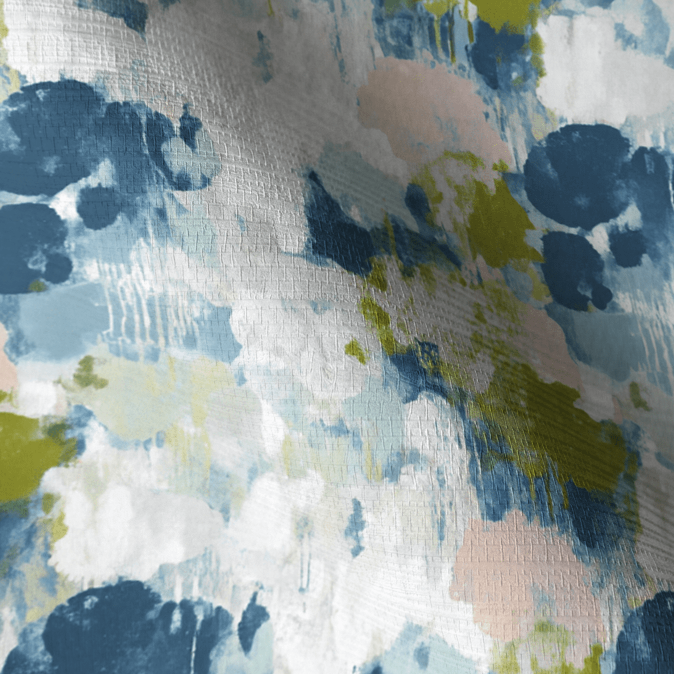 Wildflower Wash Faux Grasscloth Wallpaper - Lemon Park