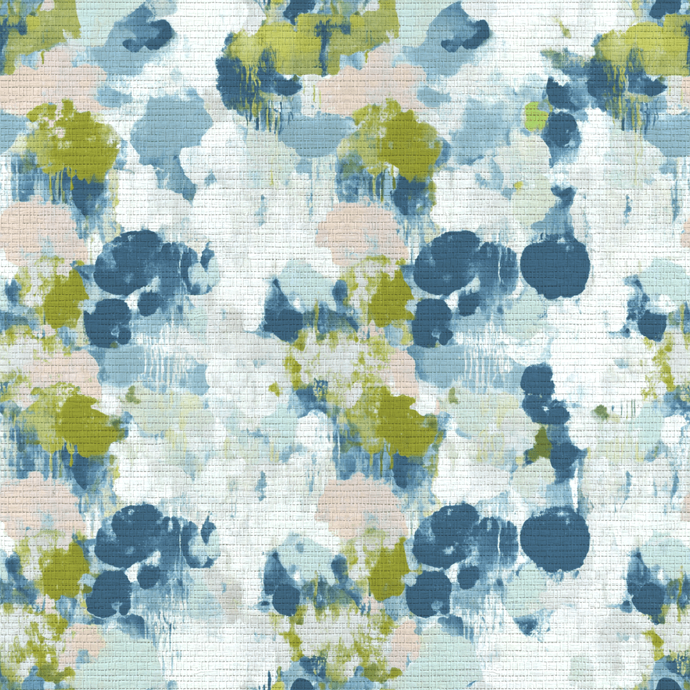 Wildflower Wash Faux Grasscloth Wallpaper - Lemon Park