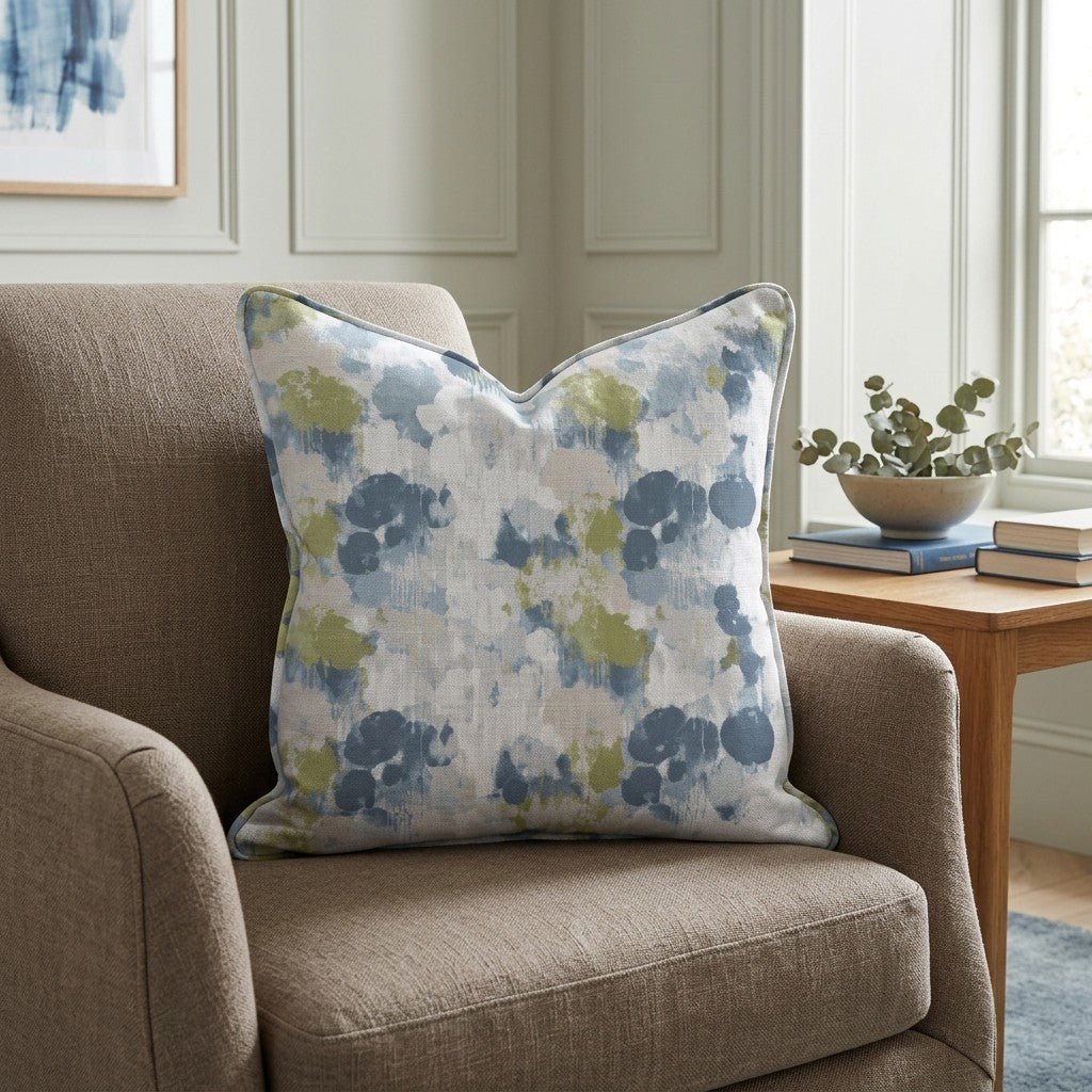 Wildflower Wash Throw Pillow - Lemon Park