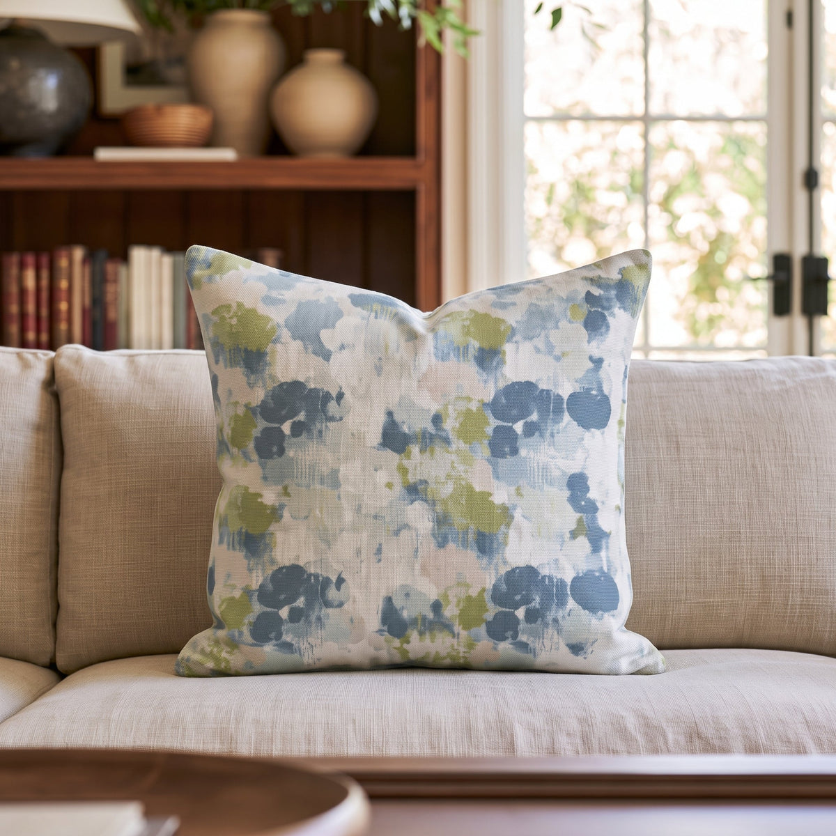 Wildflower Wash Throw Pillow - Lemon Park