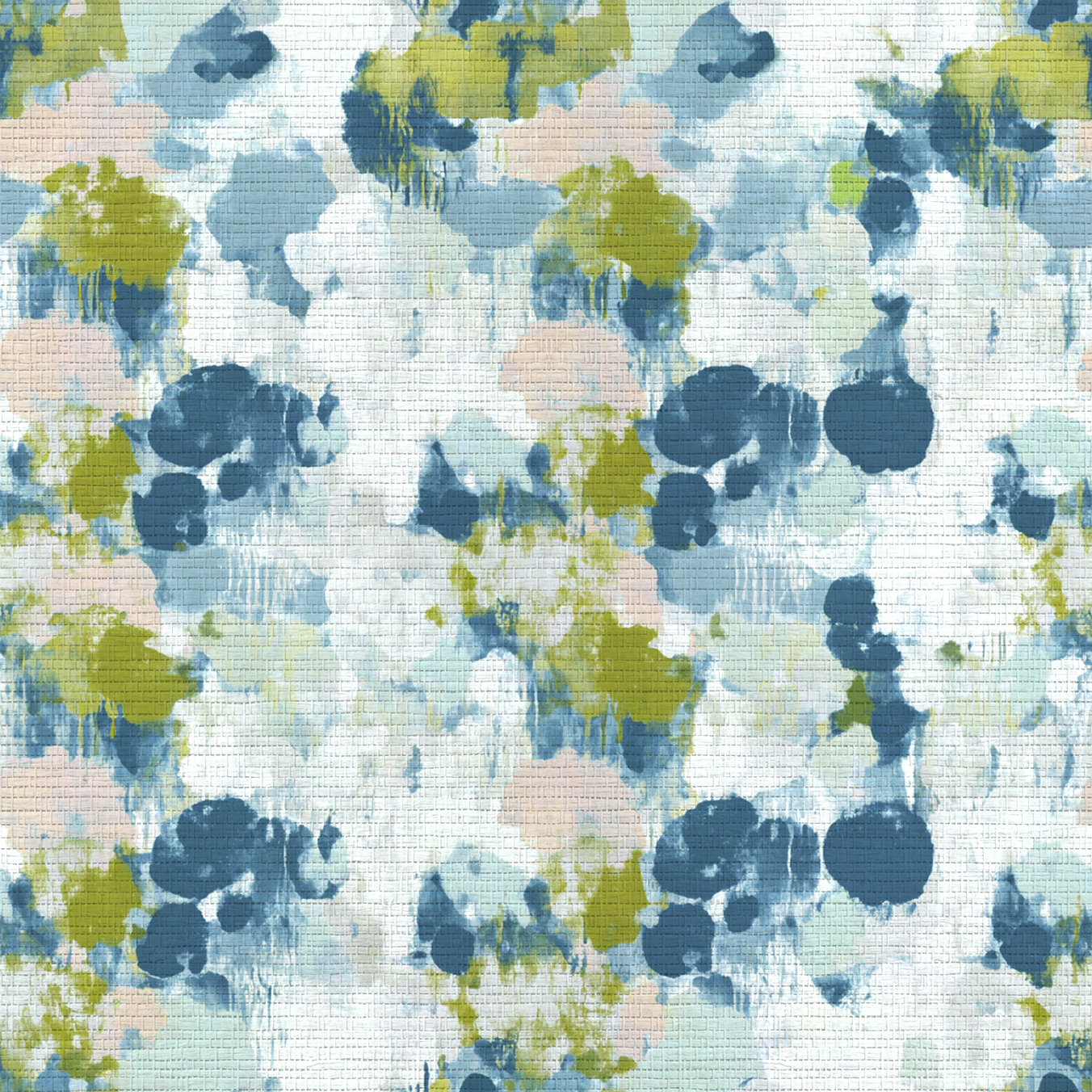 Wildflower Wash Faux Grasscloth Wallpaper