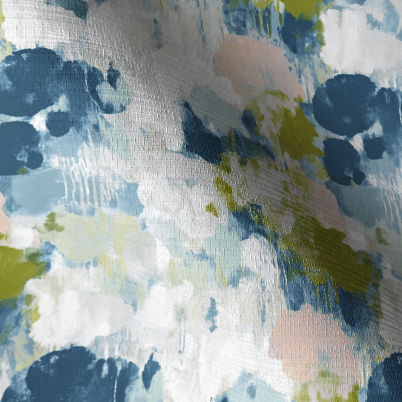 Wildflower Wash Faux Grasscloth Wallpaper