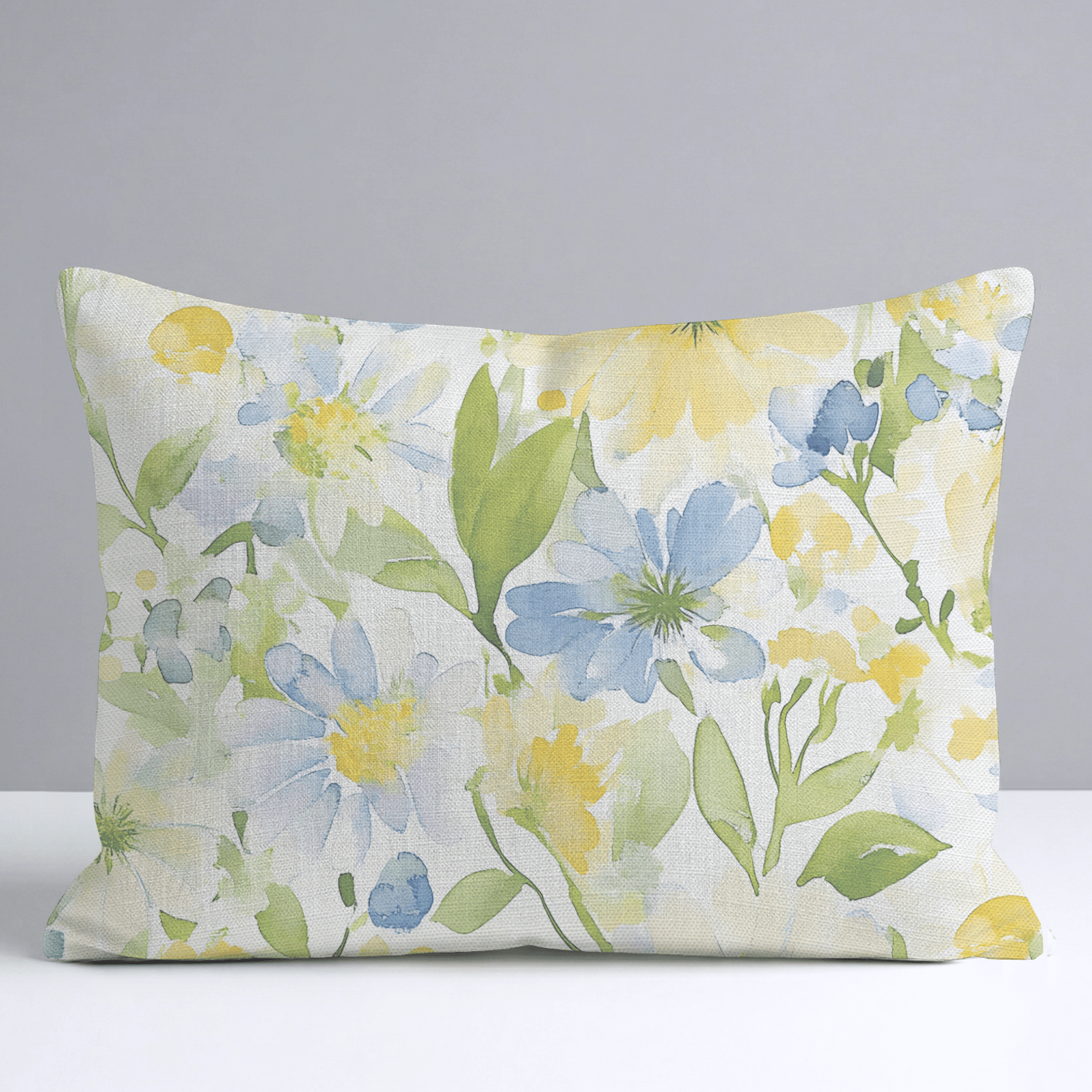 Wildflower Whimsy Throw Pillow - Lemon Park