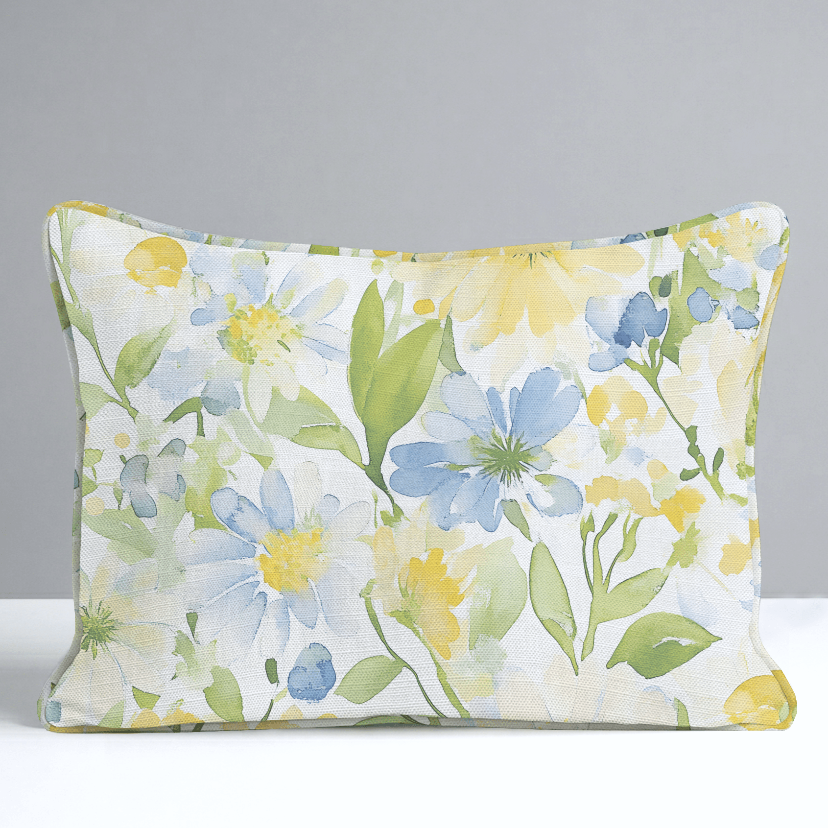 Wildflower Whimsy Throw Pillow - Lemon Park