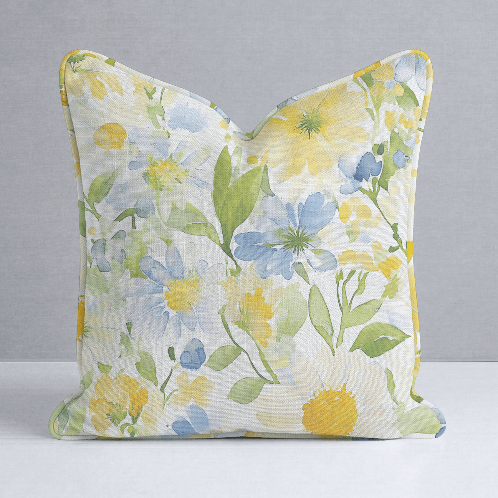 Wildflower Whimsy Throw Pillow - Lemon Park