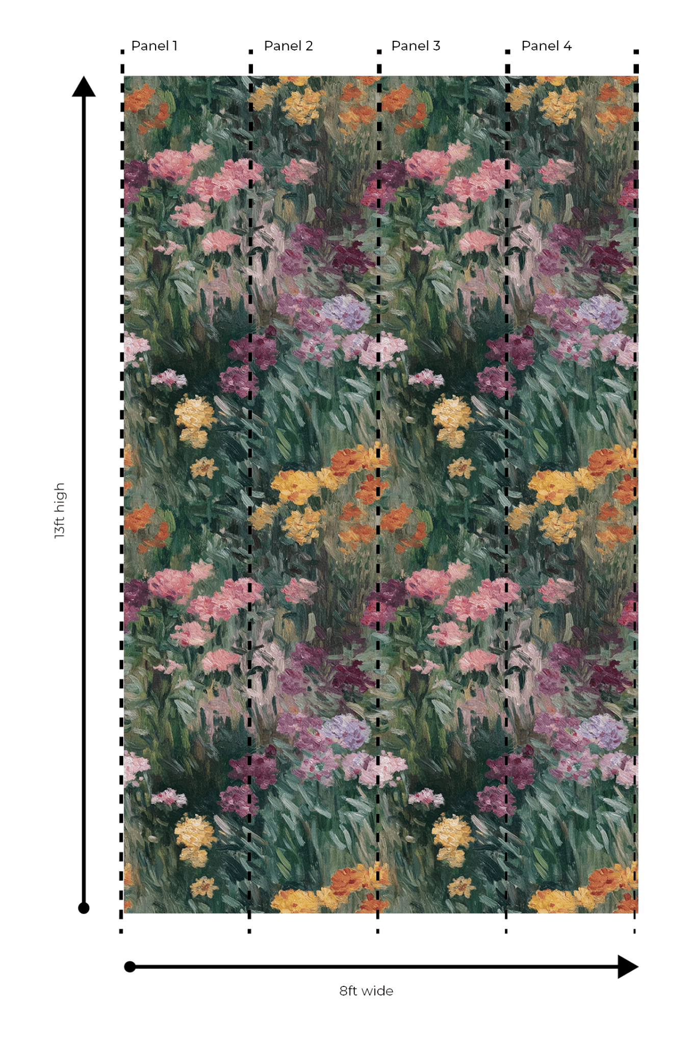 Wildflowers - Wall Mural - Lemon Park