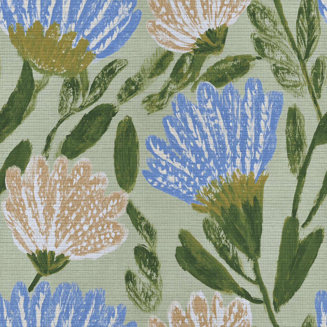 Willa Faux Grasscloth Wallpaper - Lemon Park
