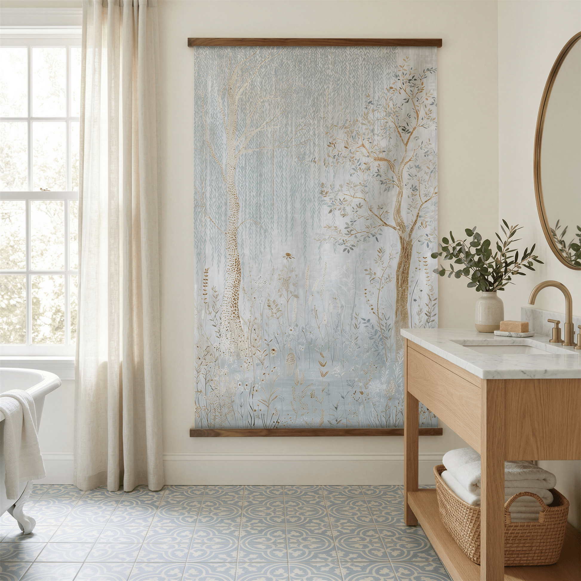 Willow Garden - Tapestry - Lemon Park