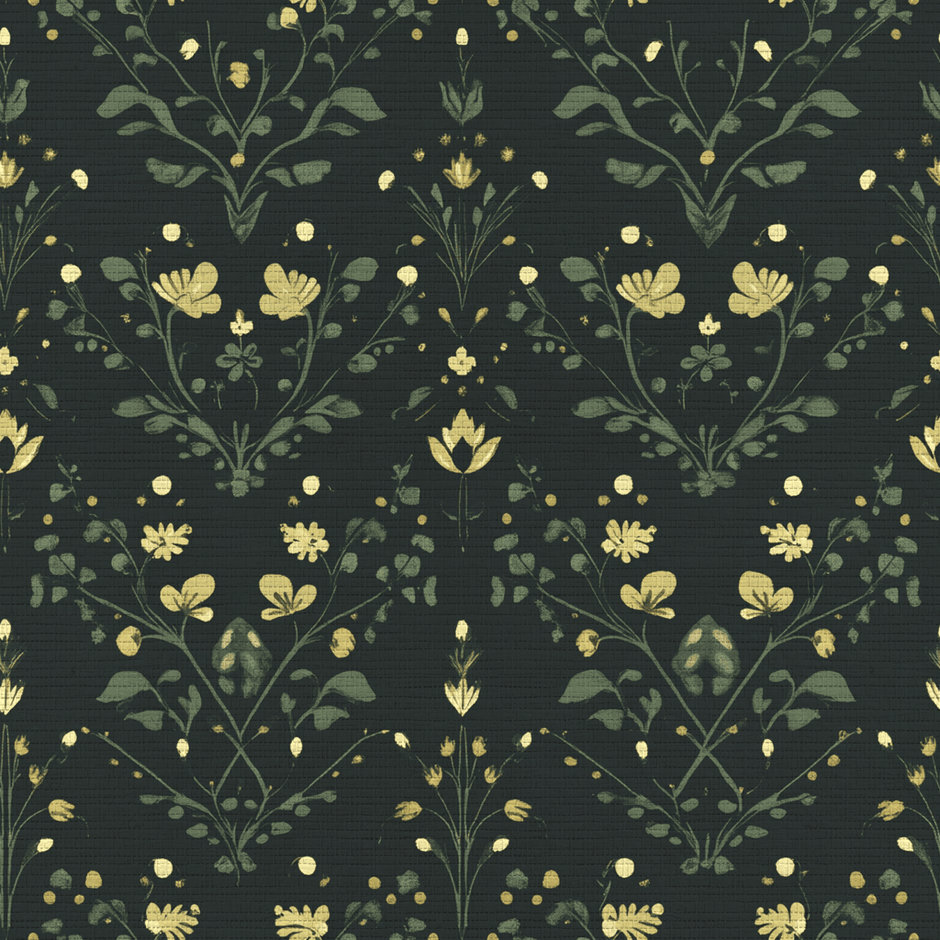 Willow Glen Faux Grasscloth Wallpaper - Lemon Park