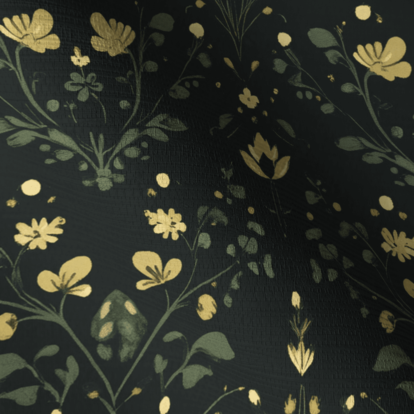 Willow Glen Faux Grasscloth Wallpaper - Lemon Park