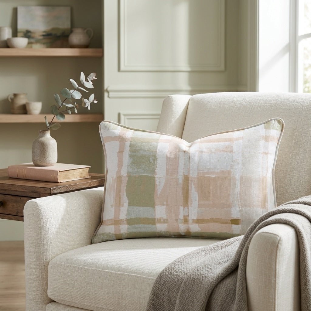 Willow Mist Throw Pillow - Lemon Park
