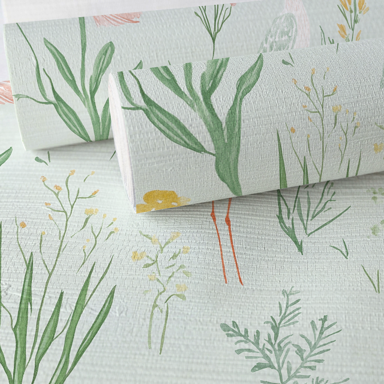 Willow Wading Faux Grasscloth Wallpaper