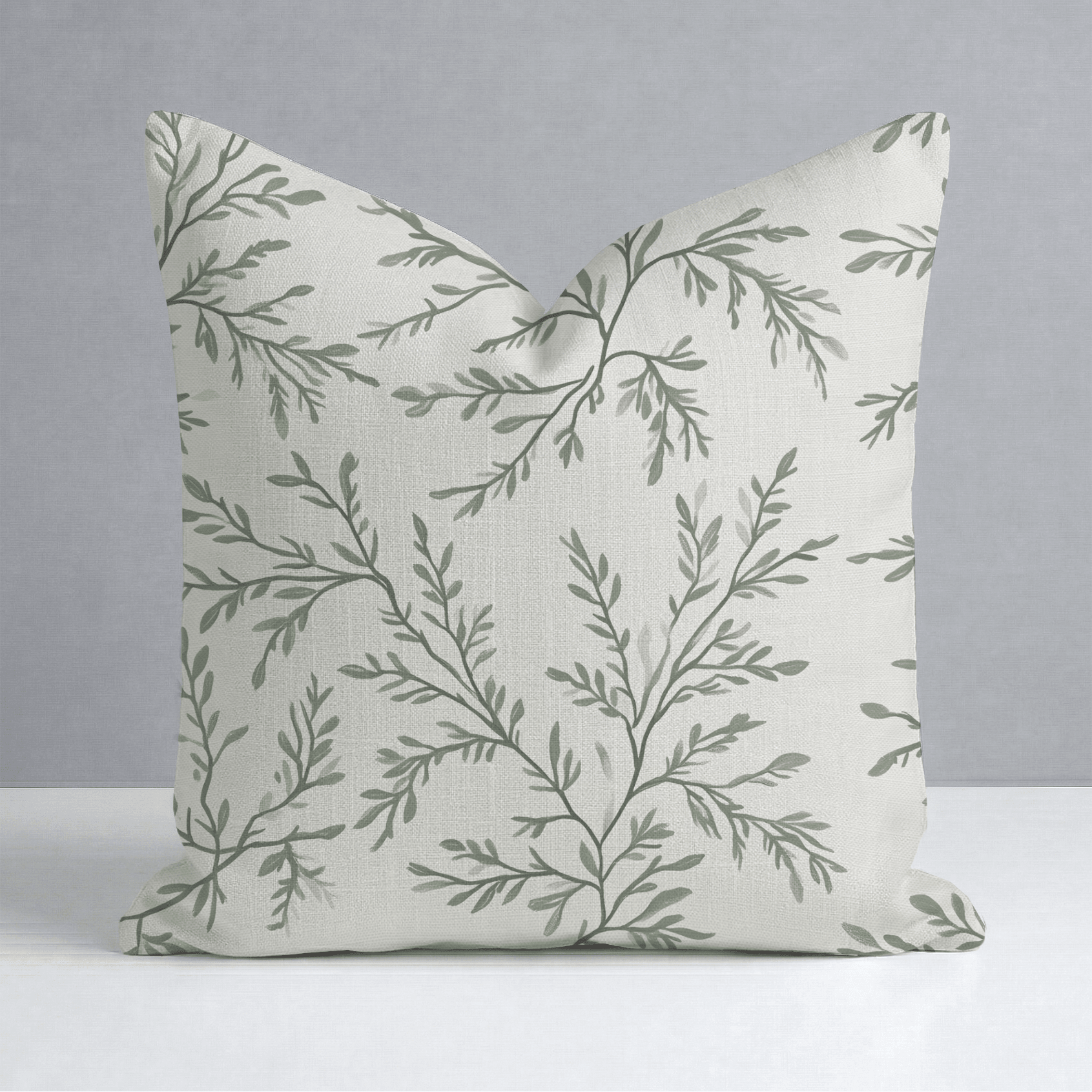 Willow Wreath Throw Pillow - Lemon Park