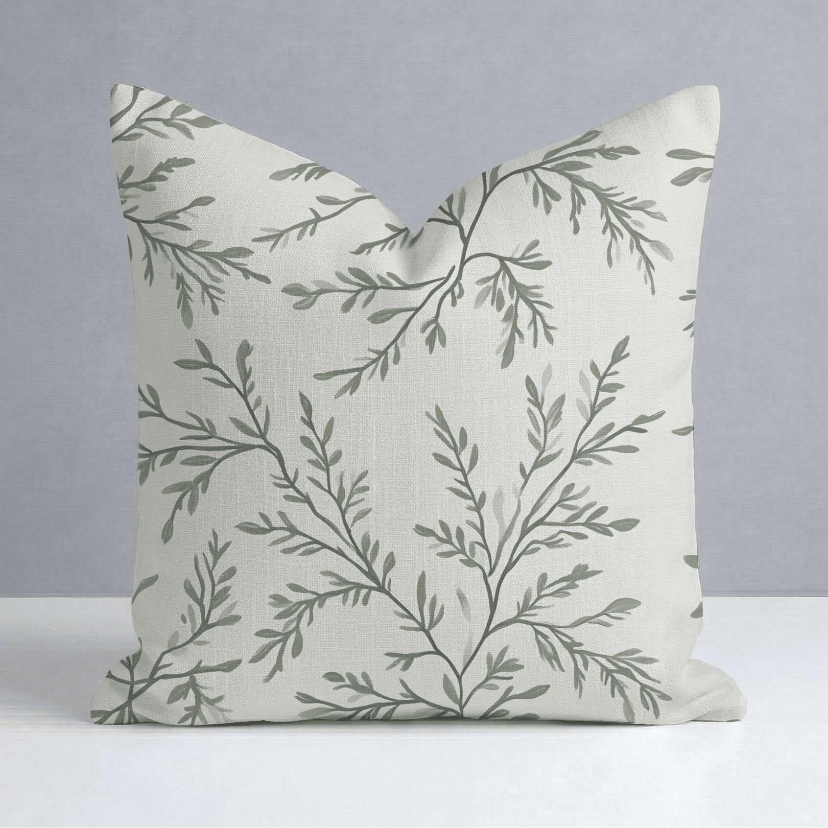 Willow Wreath Throw Pillow - Lemon Park