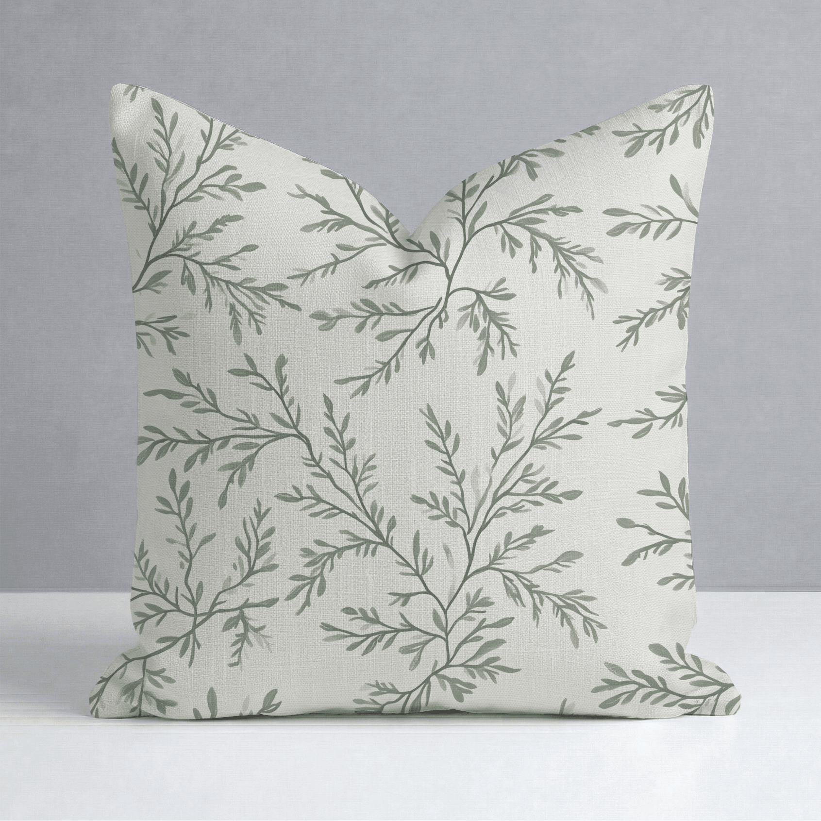 Willow Wreath Throw Pillow - Lemon Park