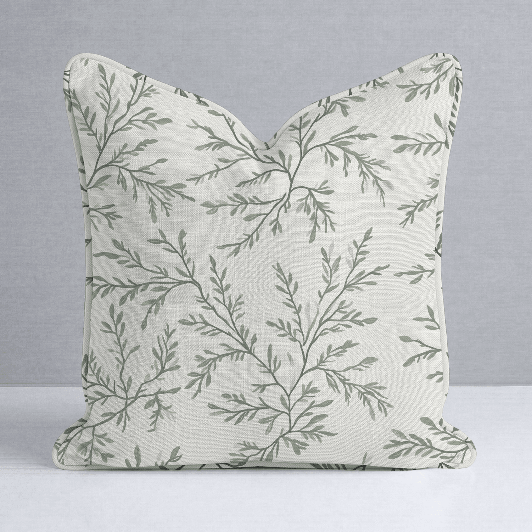 Willow Wreath Throw Pillow - Lemon Park