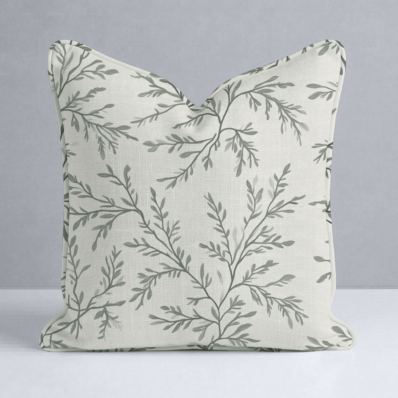 Willow Wreath Throw Pillow - Lemon Park