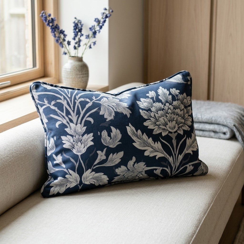 Windsor Bloom Throw Pillow - Lemon Park