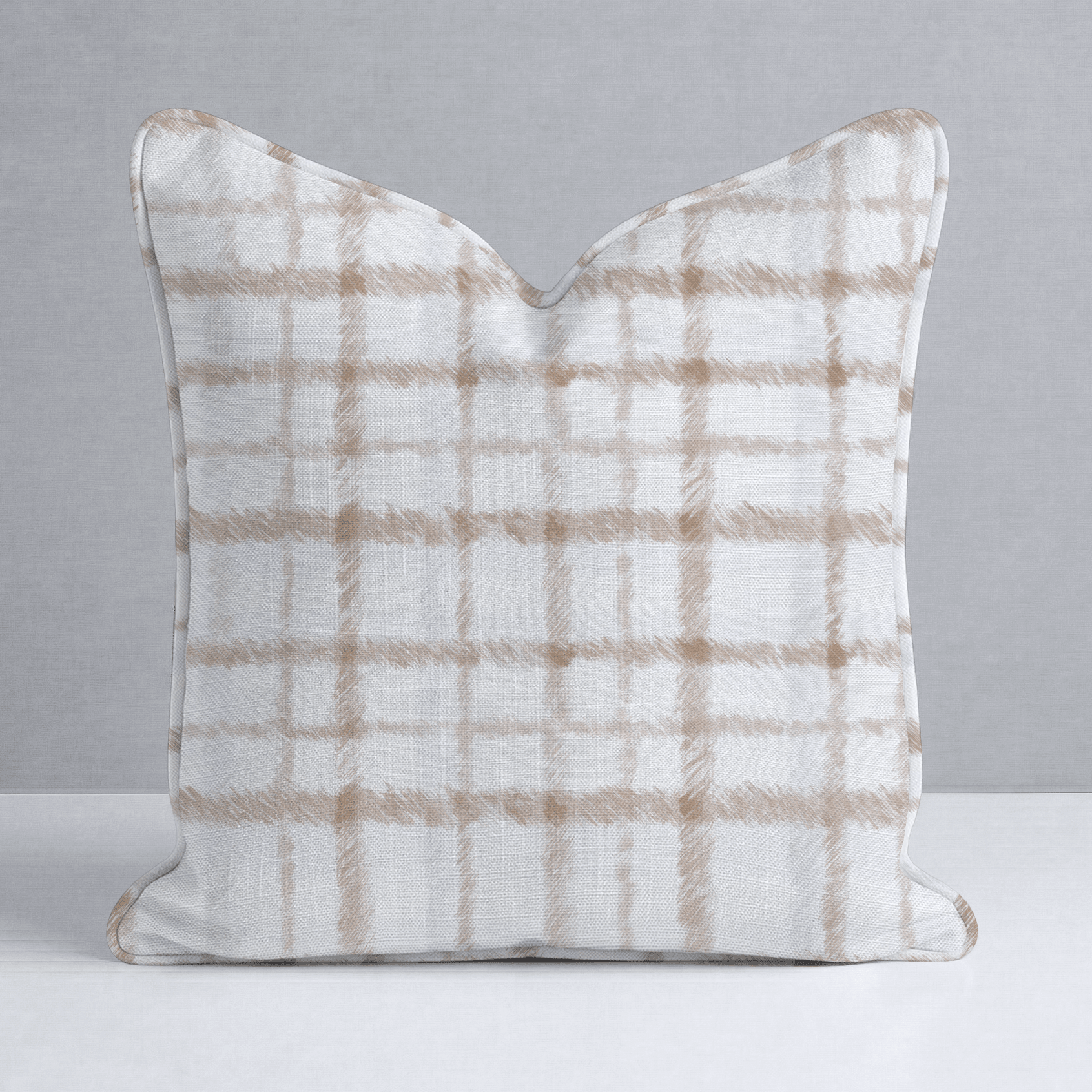 Windsor Grid Throw Pillow - Lemon Park